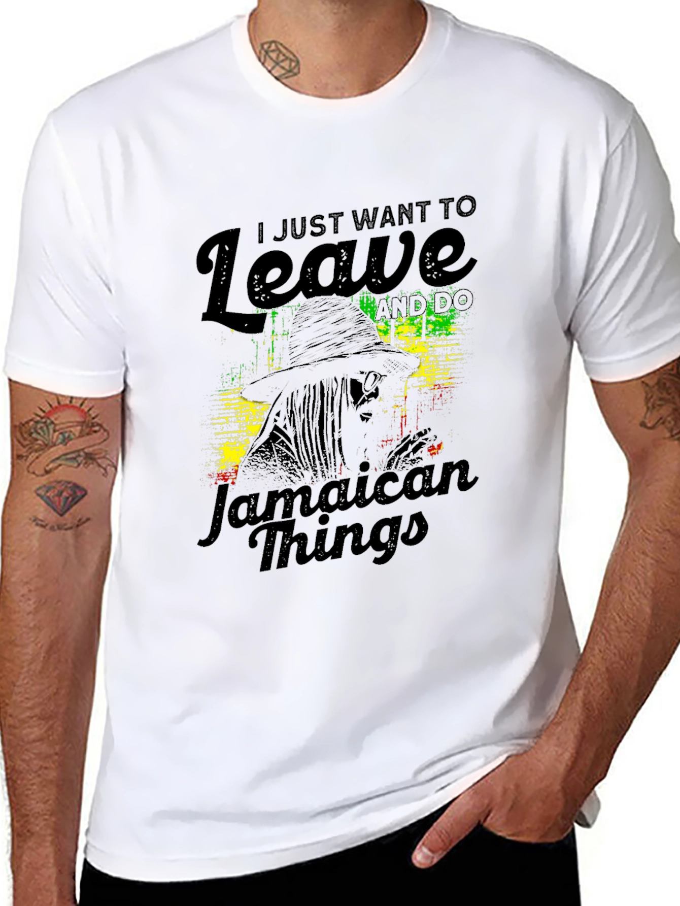 Rasta Jamaican Things Graphic T-Shirt