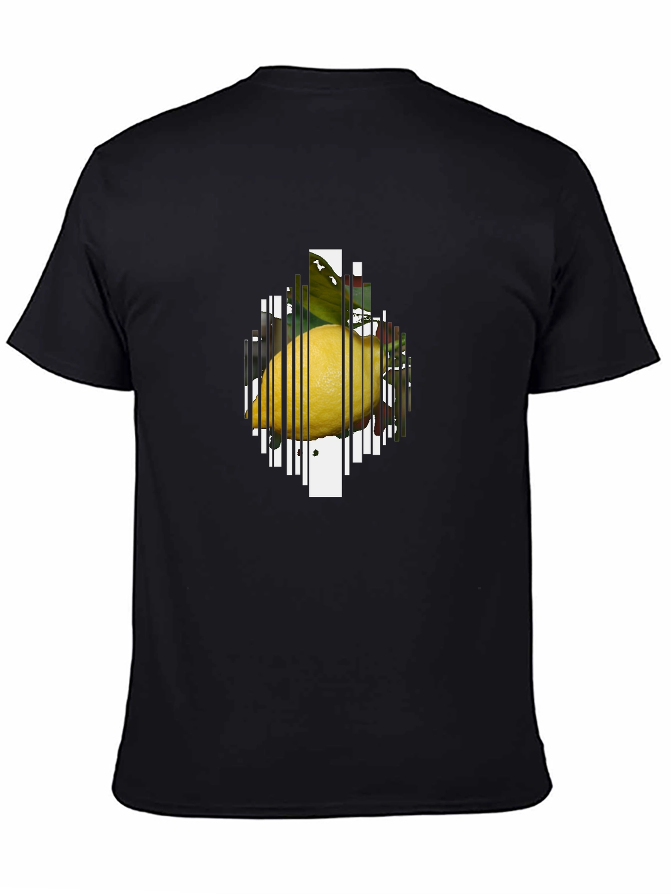 Lemon Graphic T-Shirt - Modern Fruit Print