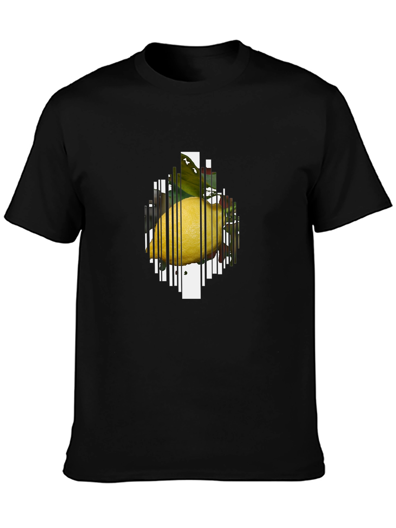 Lemon Graphic T-Shirt - Modern Fruit Print