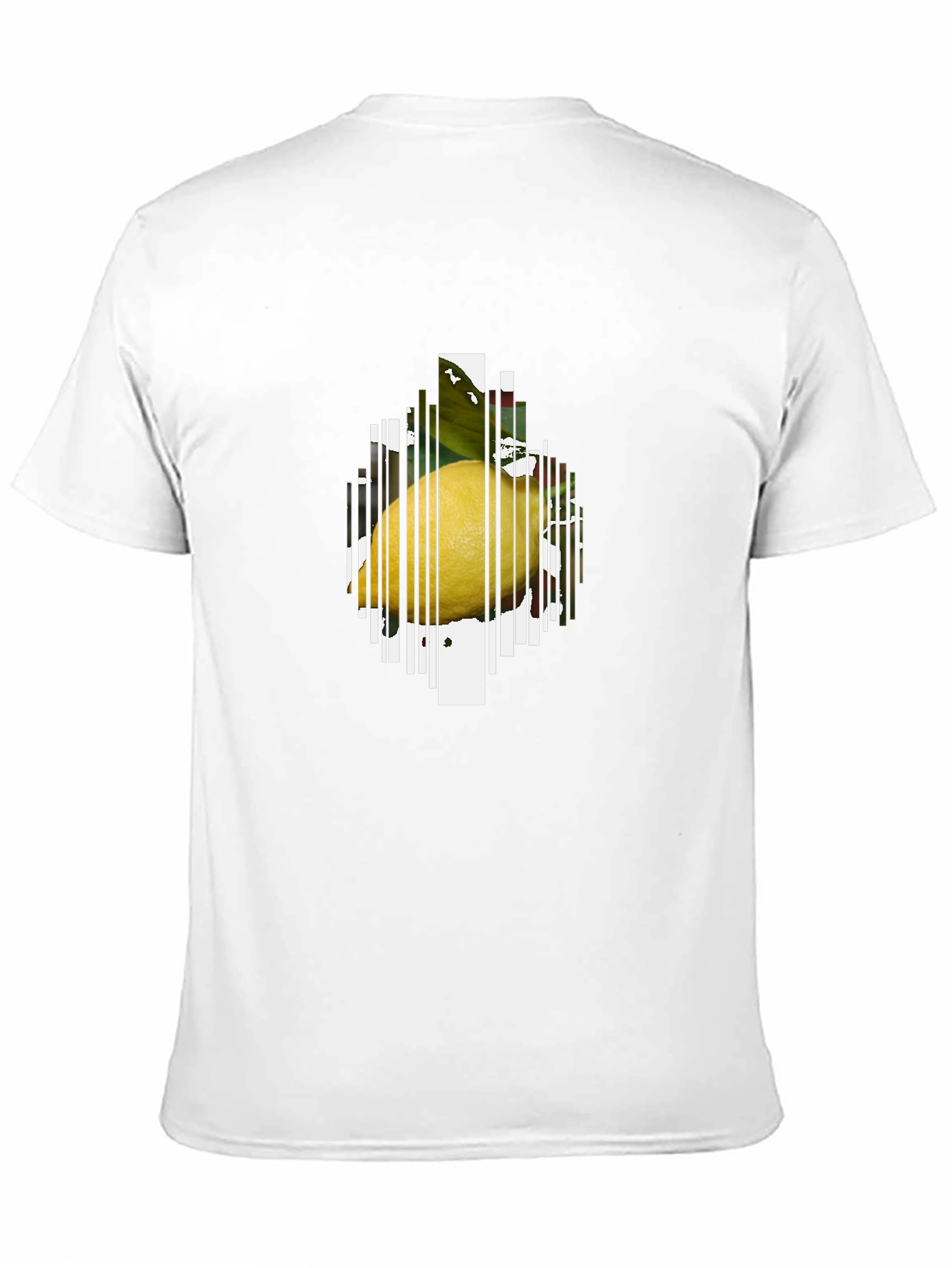 Lemon Graphic T-Shirt - Modern Fruit Print