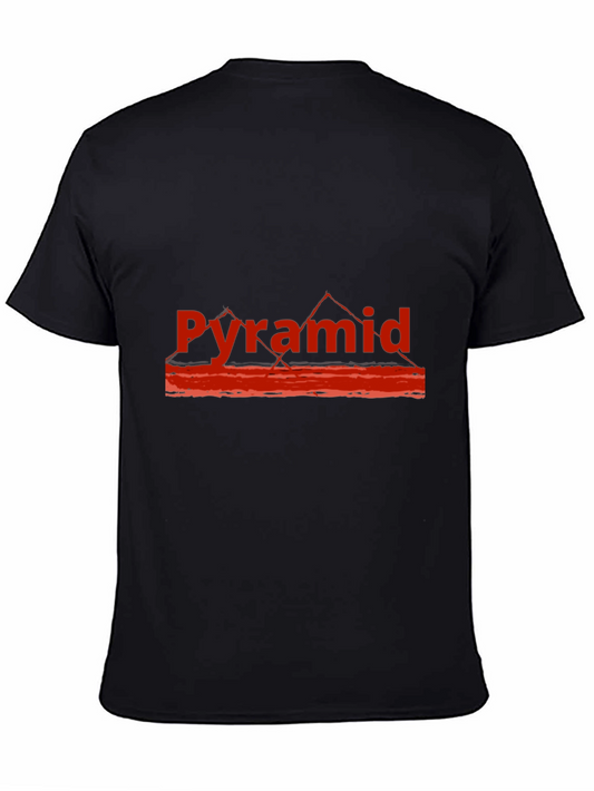Pyramid Graphic Tee - Mens Black T-Shirt