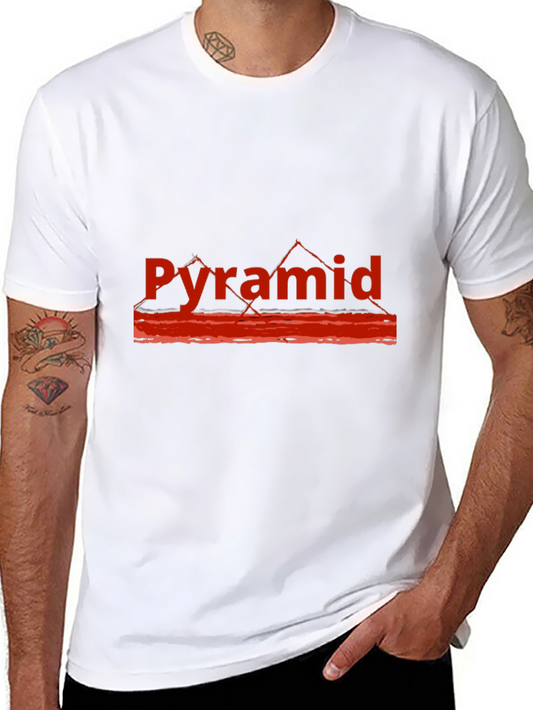 Pyramid Graphic Tee - Mens Black T-Shirt