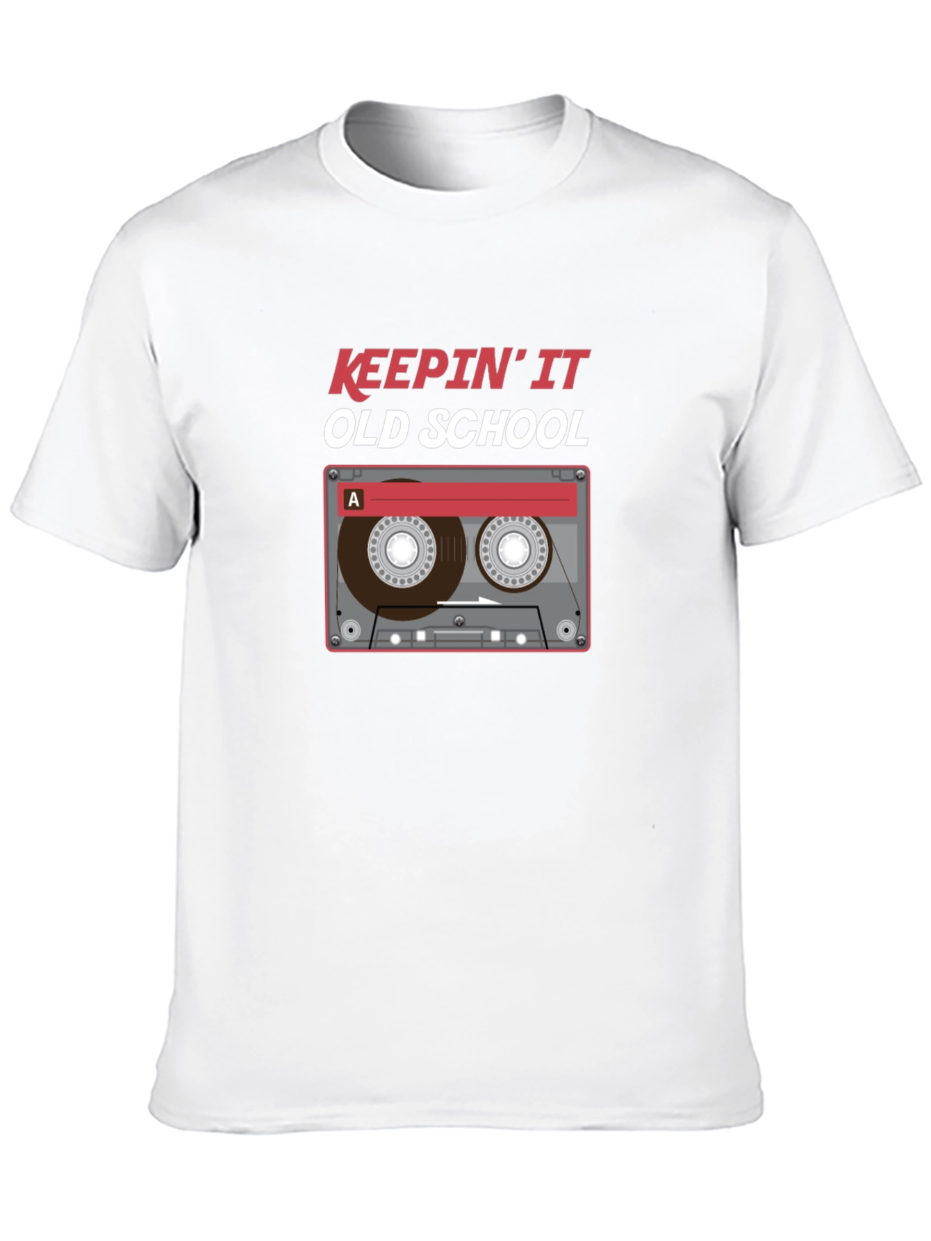 Keepin It Old School Cassette Tape T-Shirt