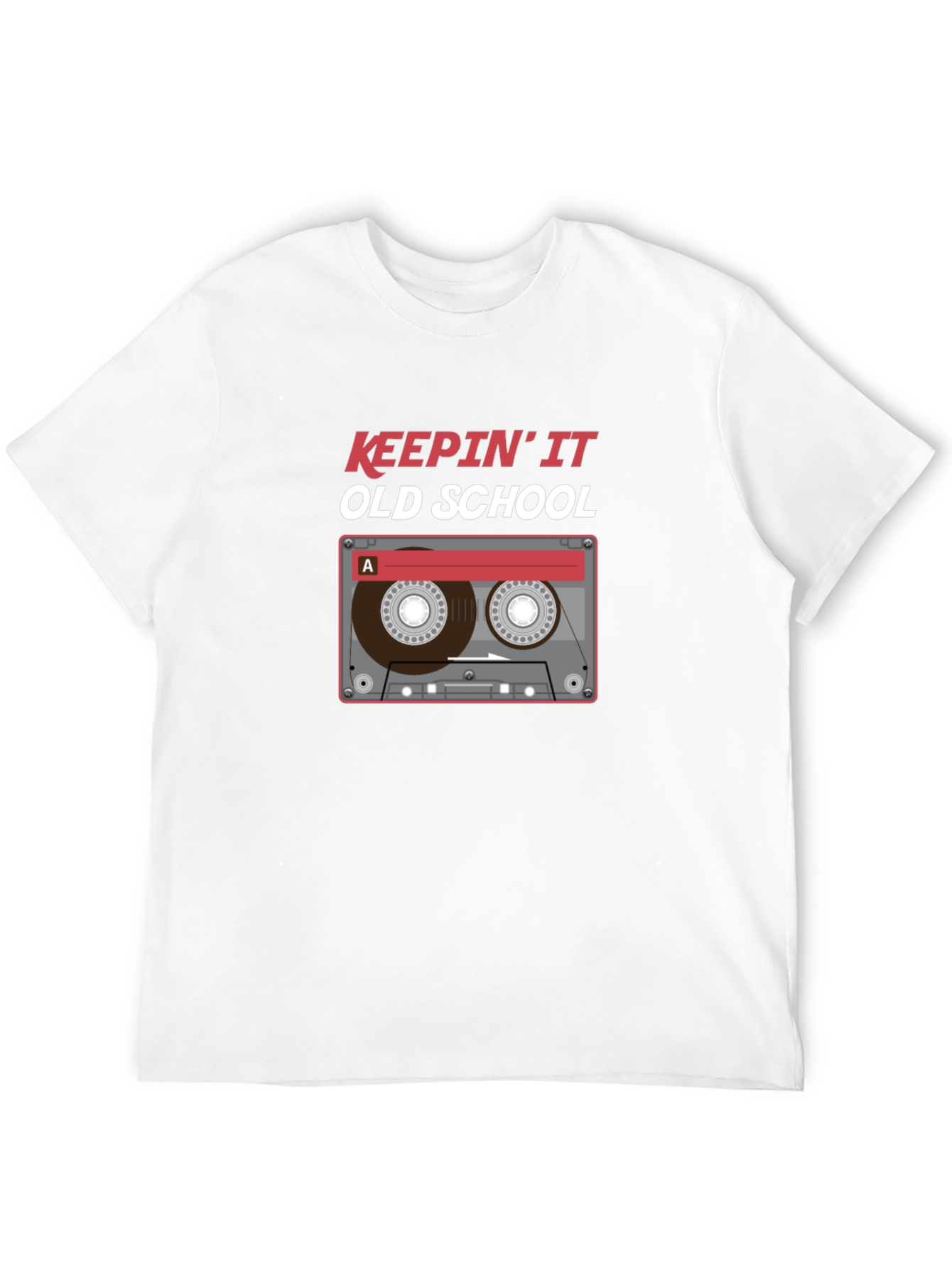 Keepin It Old School Cassette Tape T-Shirt
