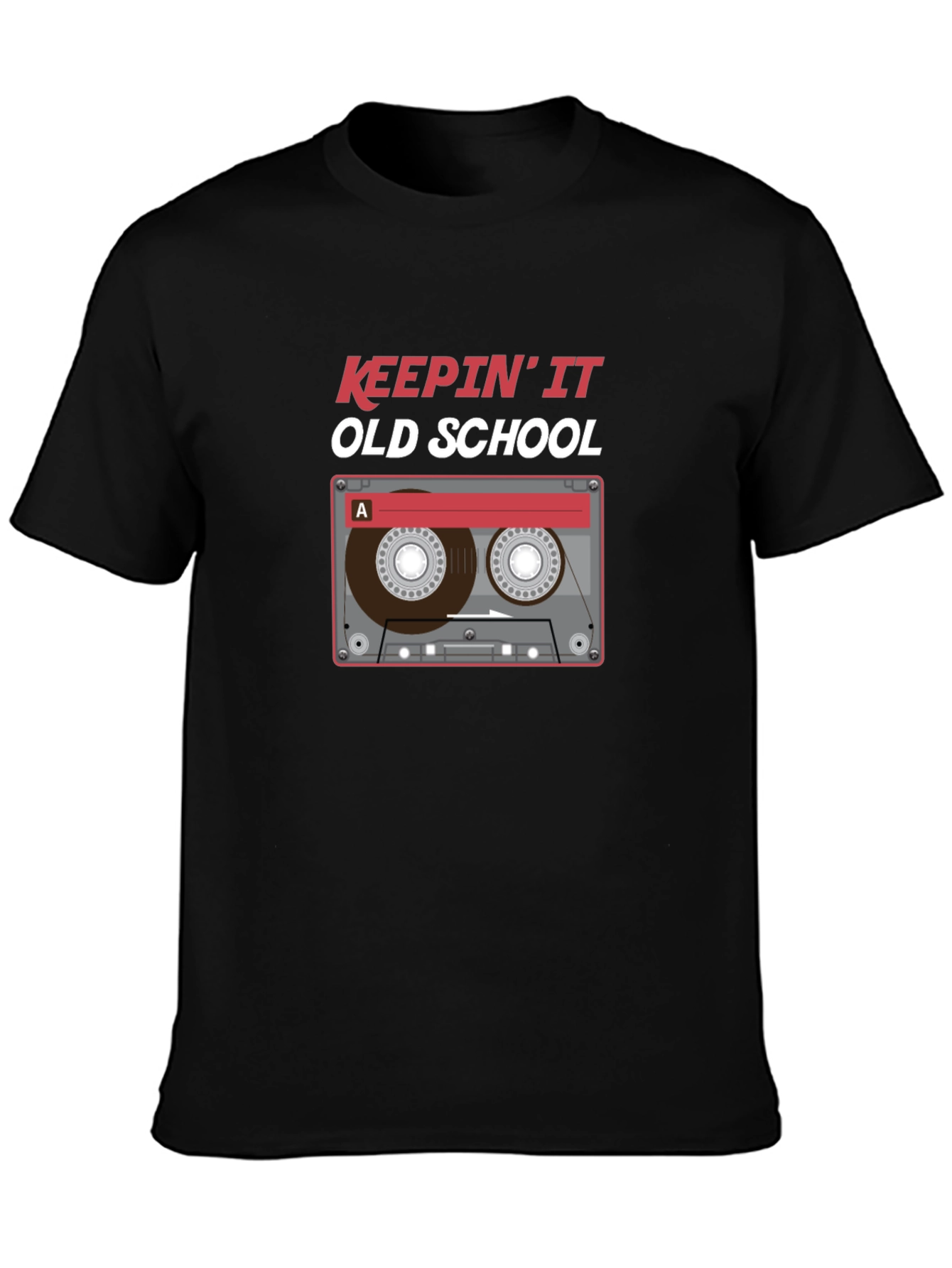Keepin It Old School Cassette Tape T-Shirt