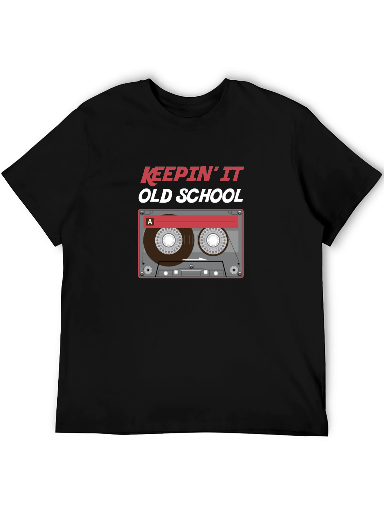 Keepin It Old School Cassette Tape T-Shirt