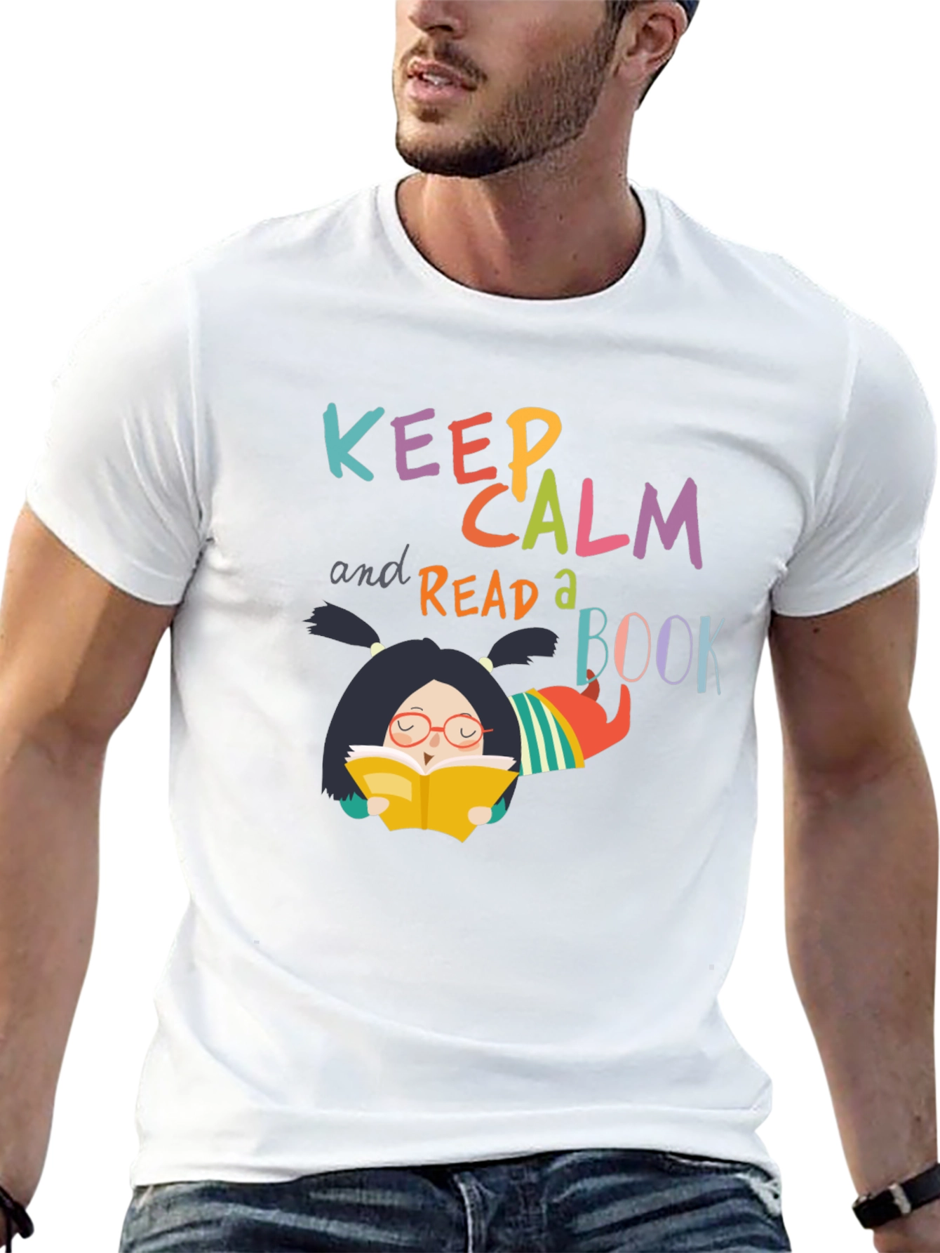 Keep Calm and Read a Book T-Shirt