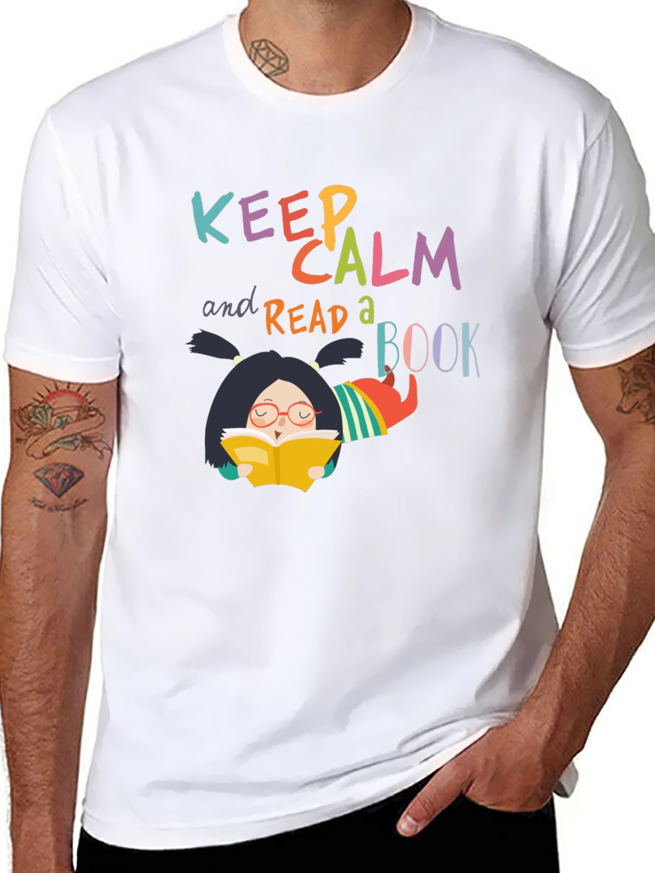 Keep Calm and Read a Book T-Shirt