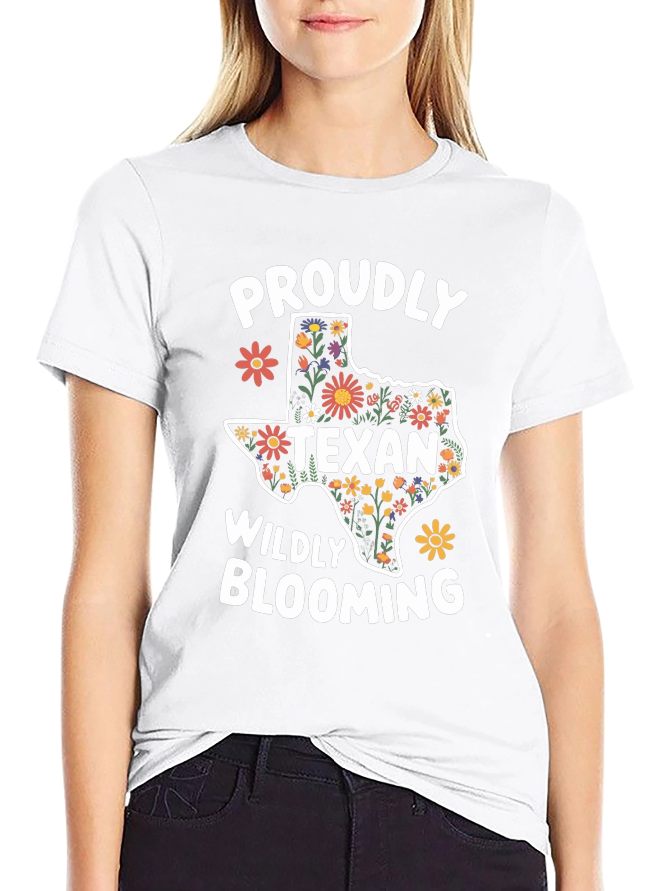 Proudly Texan Wildly Blooming T-Shirt