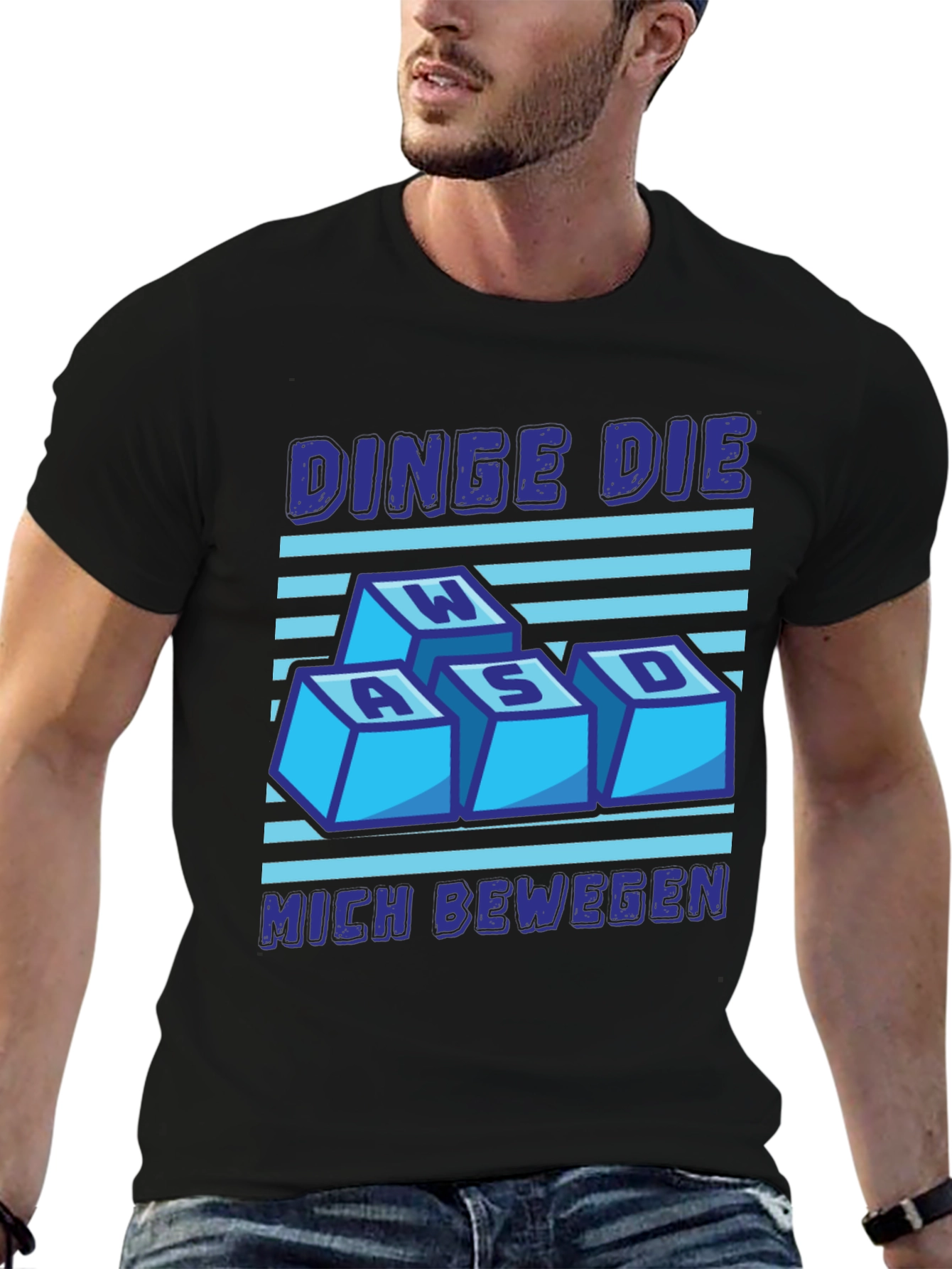 WASD Gaming Tee - DINGE DIE MICH BEWEGEN Shirt