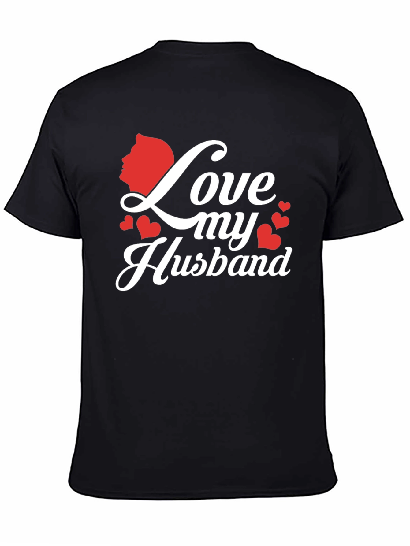 Love My Husband Graphic Tee - Black