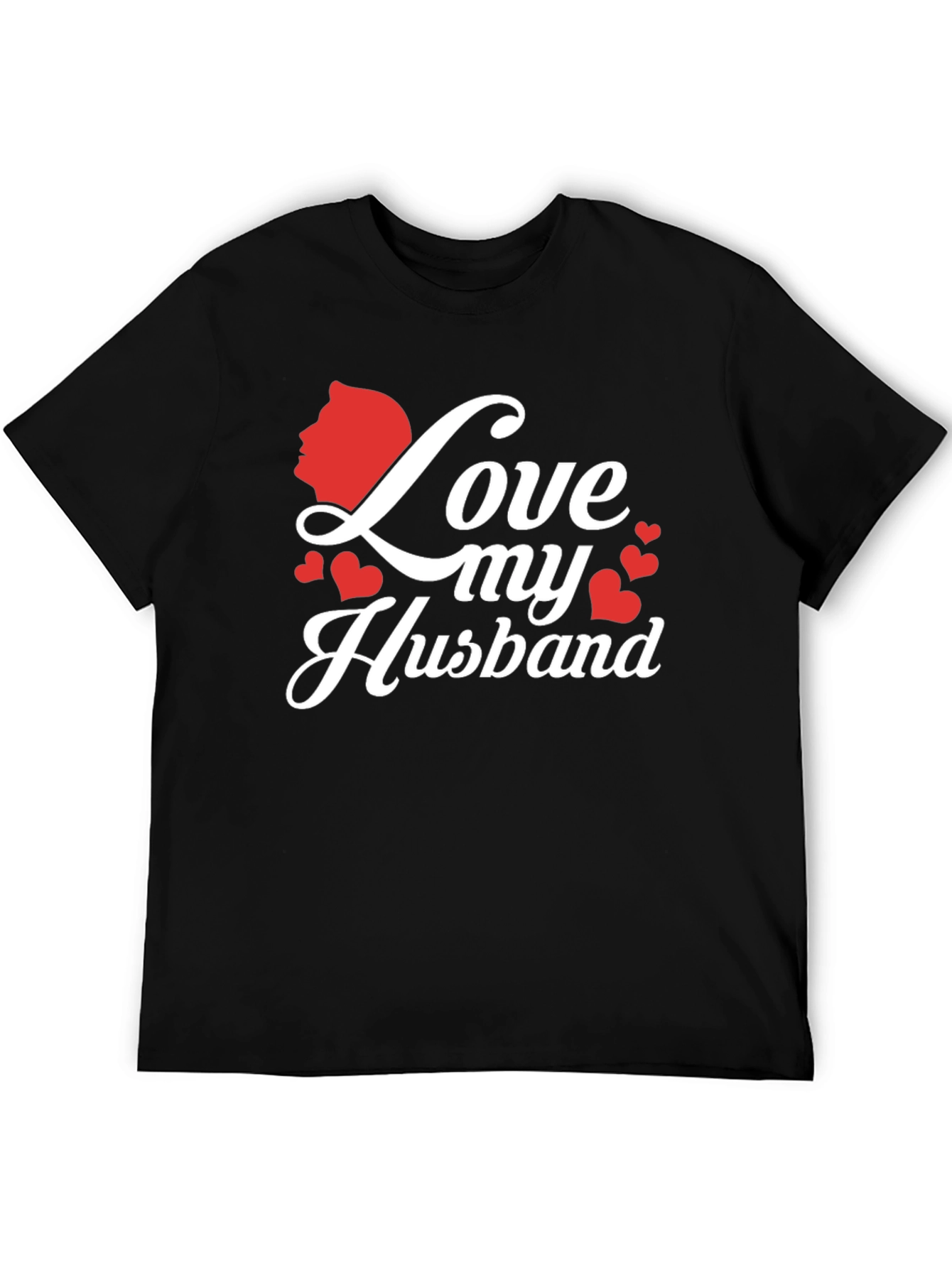 Love My Husband Graphic Tee - Black