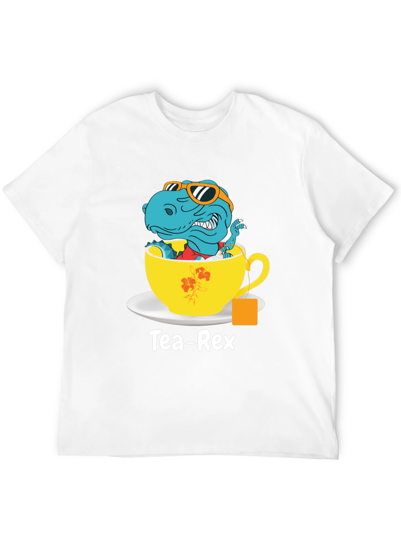 Tea-Rex T-Shirt - Dinosaur in Teacup