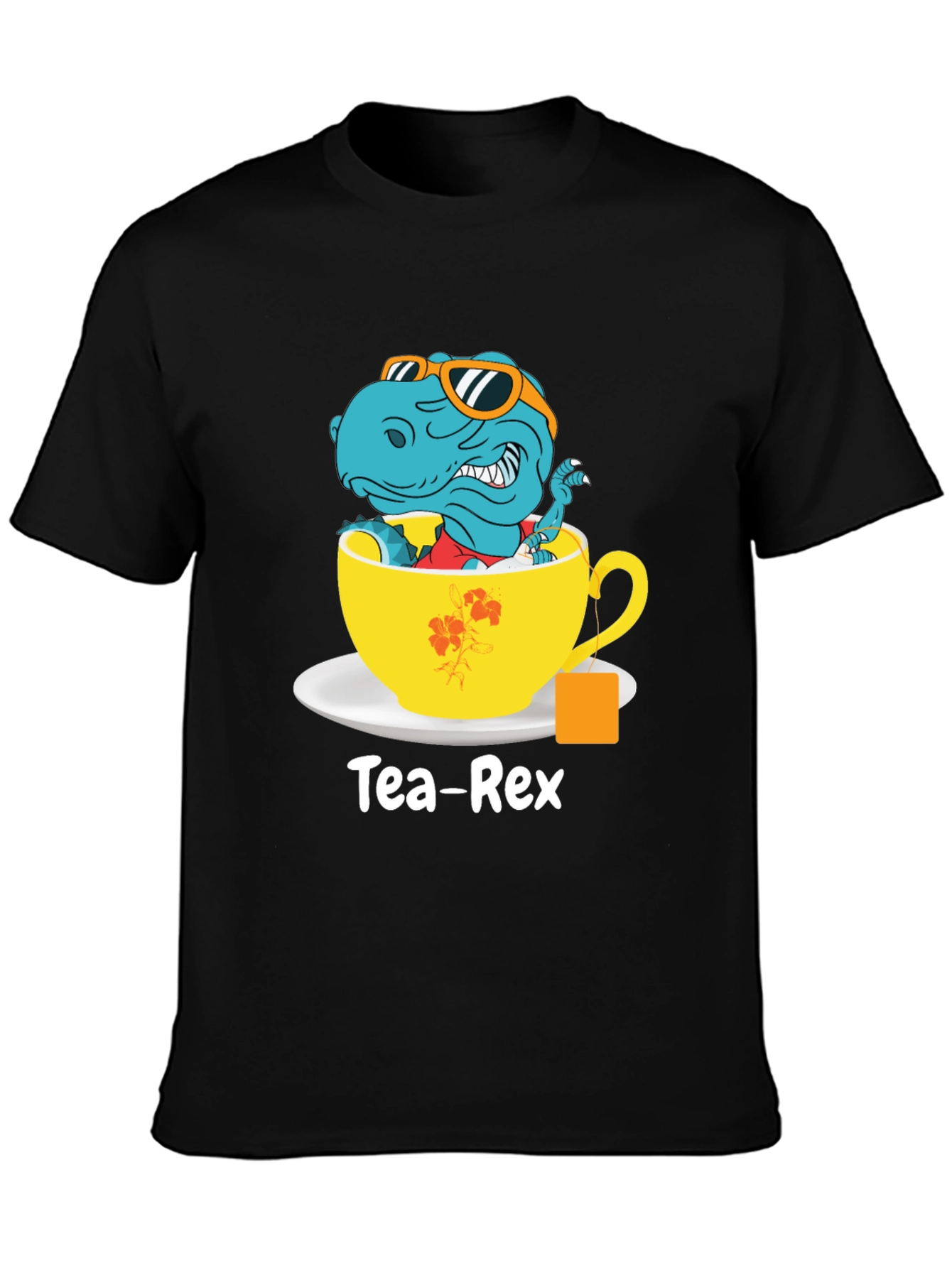 Tea-Rex T-Shirt - Dinosaur in Teacup