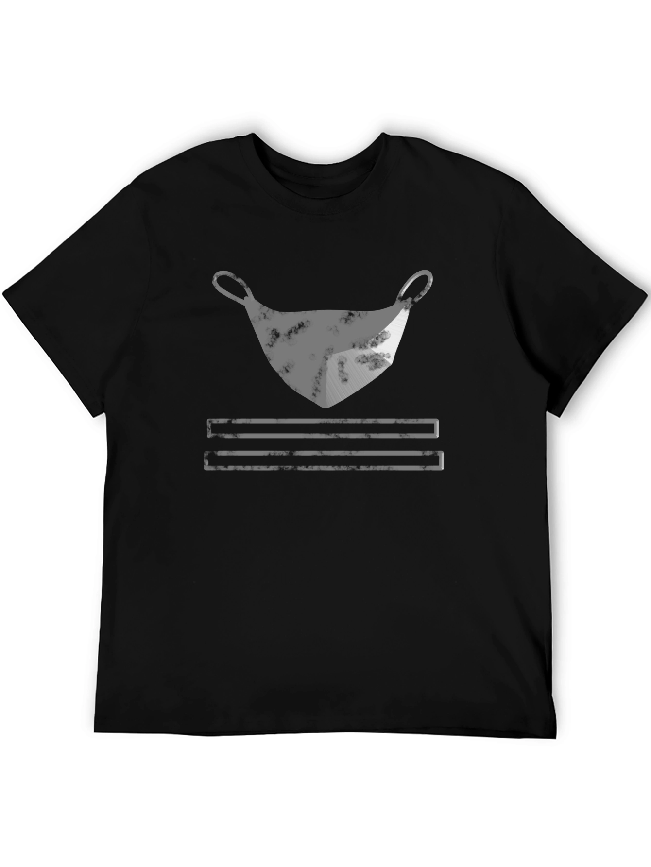 Mask Graphic Tee - Stylish Statement Shirt