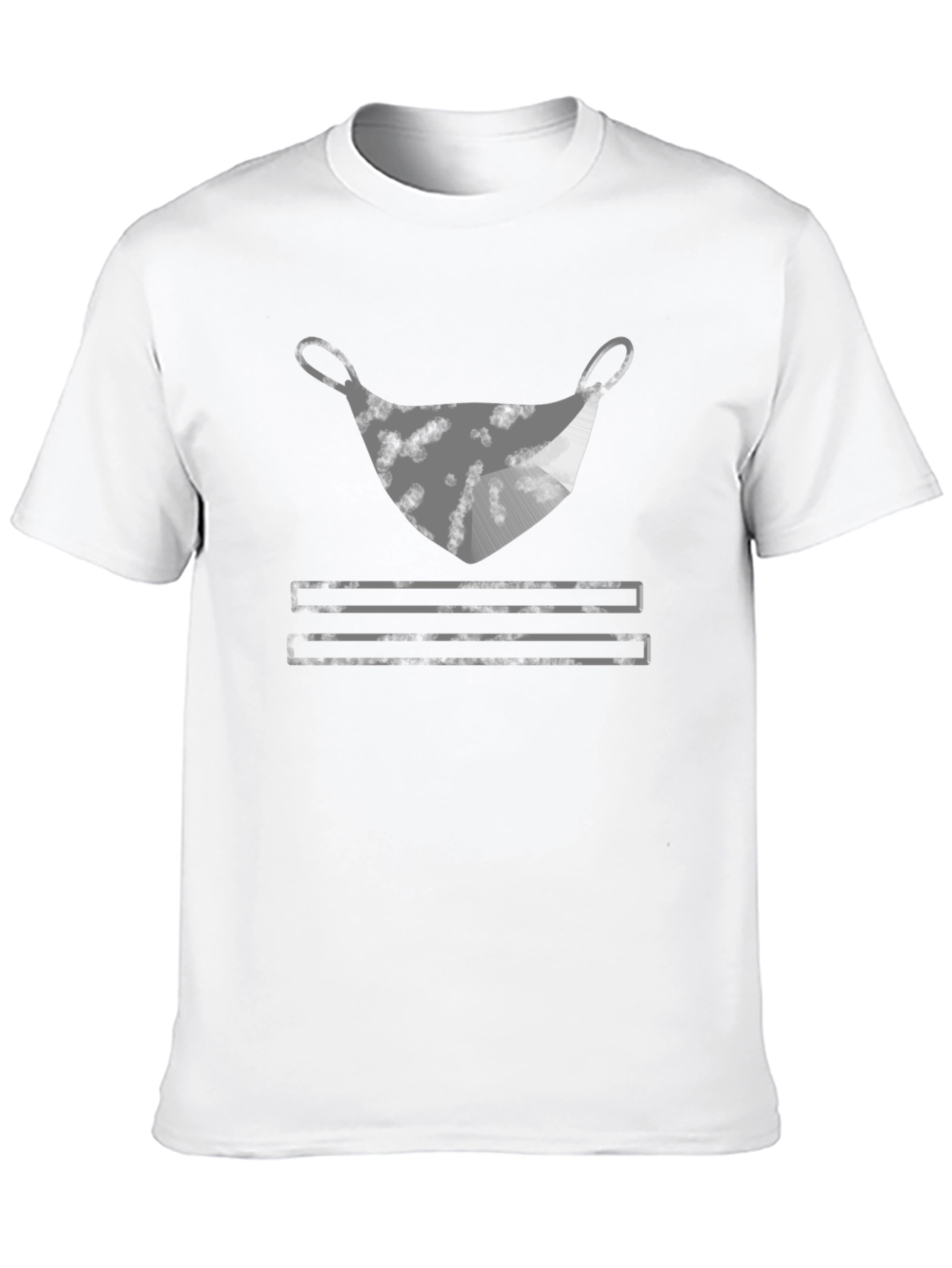 Mask Graphic Tee - Stylish Statement Shirt