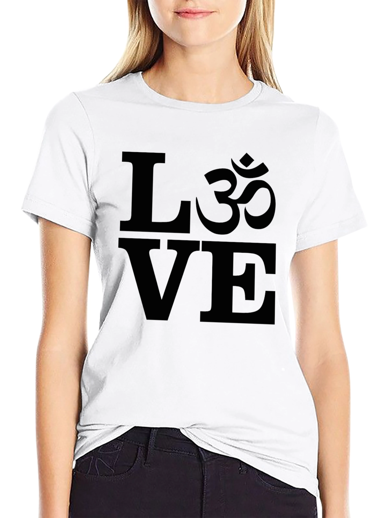 Love Om Graphic Tee - Soft Cotton Blend