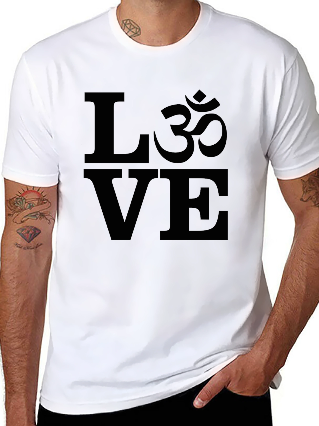 Love Om Graphic Tee - Soft Cotton Blend