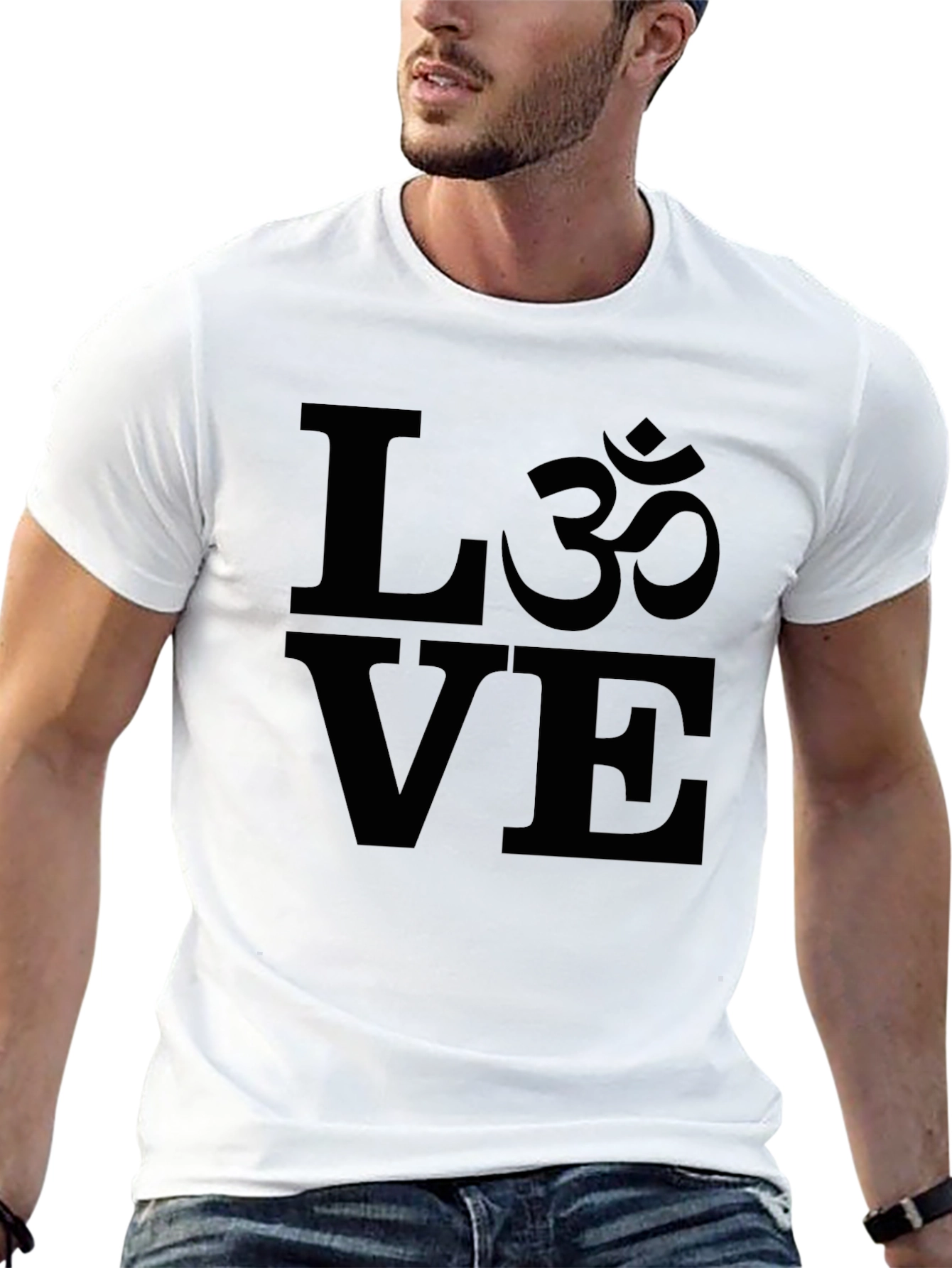 Love Om Graphic Tee - Soft Cotton Blend
