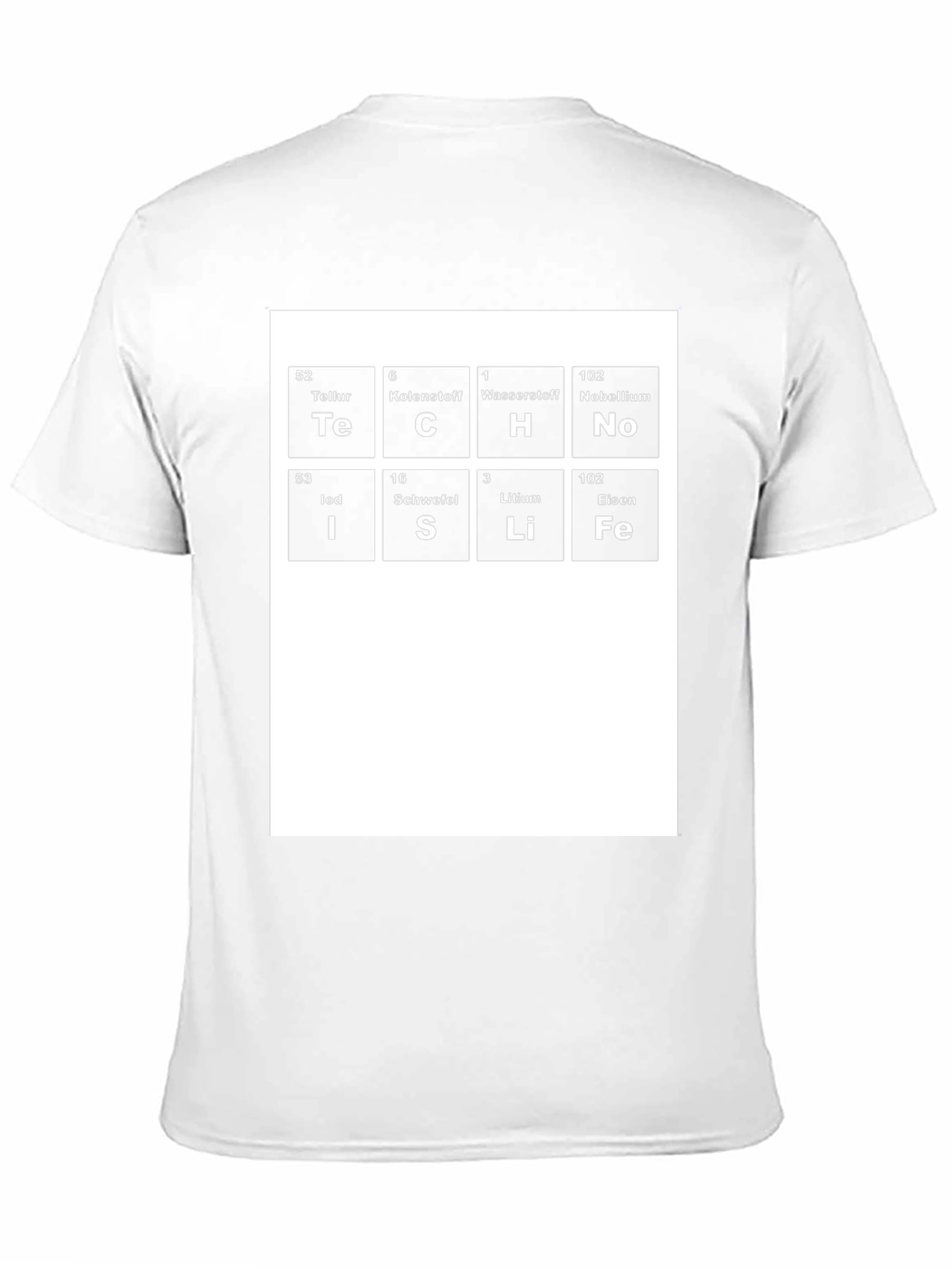 TeCH Is Life Periodic Table Black T-Shirt