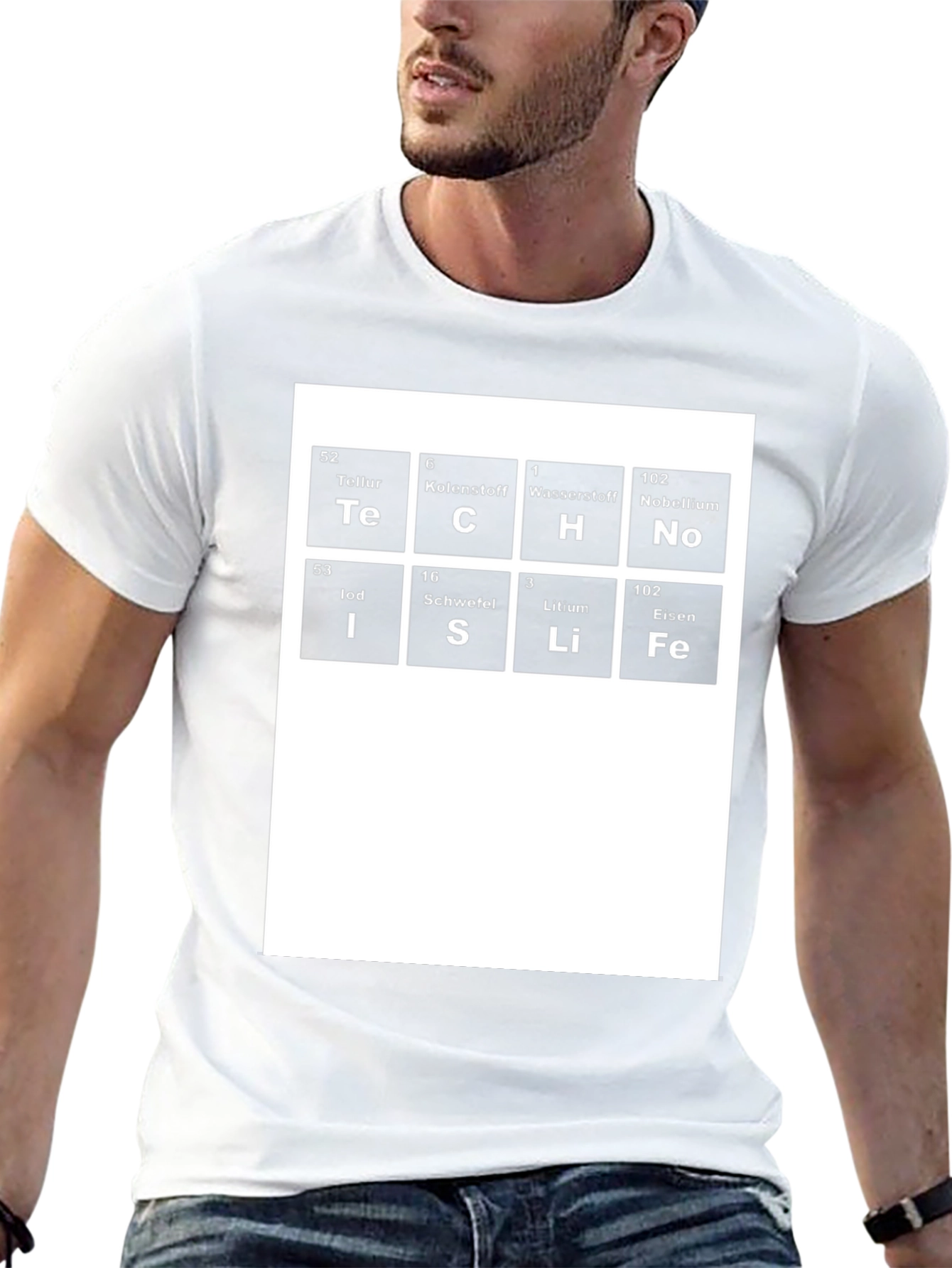 TeCH Is Life Periodic Table Black T-Shirt
