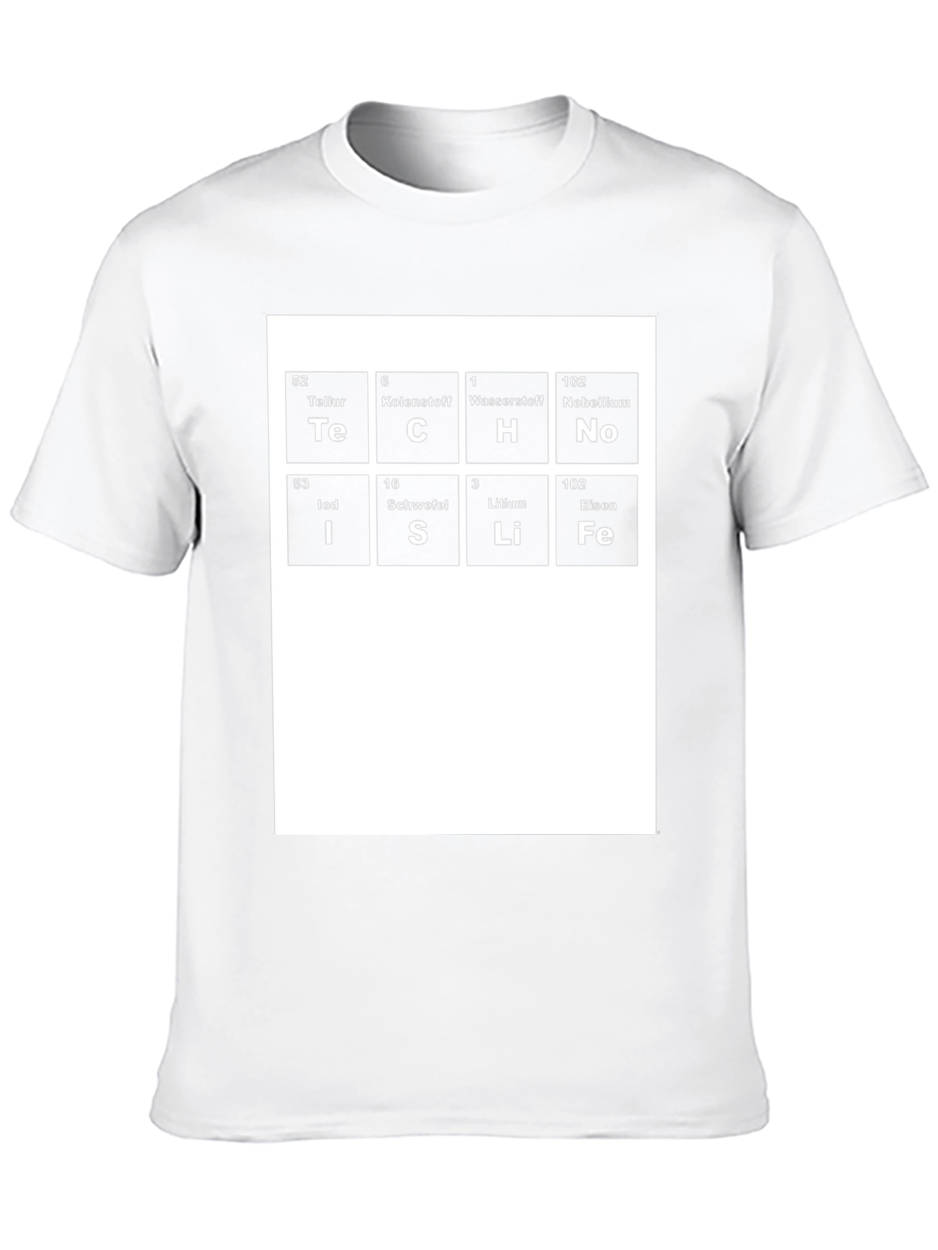 TeCH Is Life Periodic Table Black T-Shirt