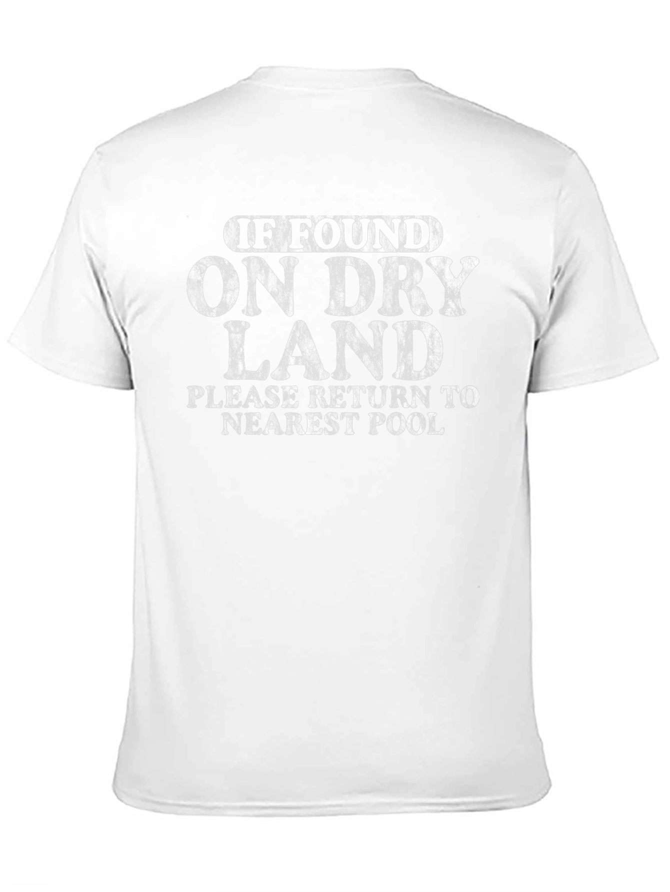 Humorous If Found On Dry Land Graphic T-Shirt
