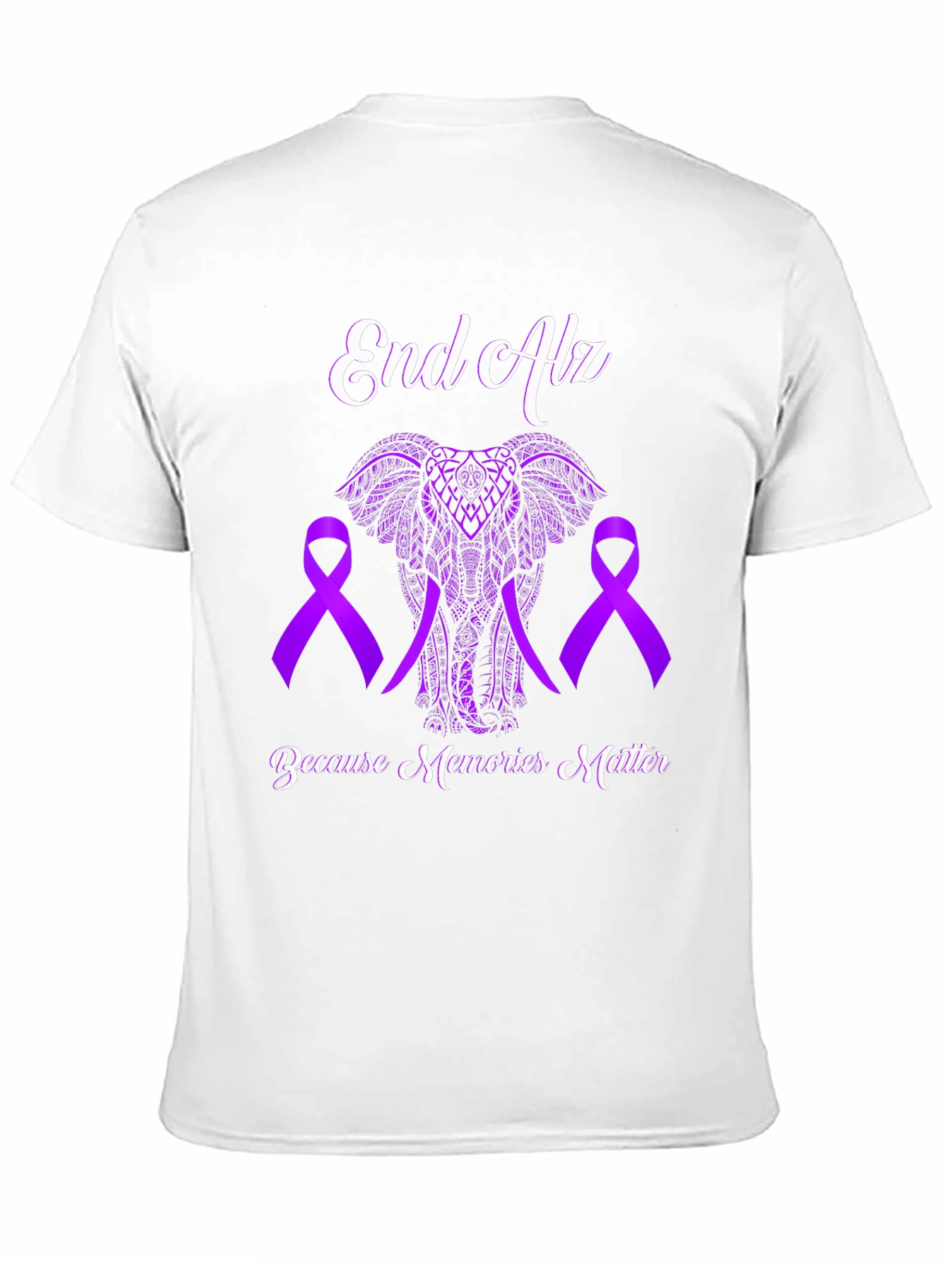 End Alz Awareness T-Shirt: Because Memories Matter