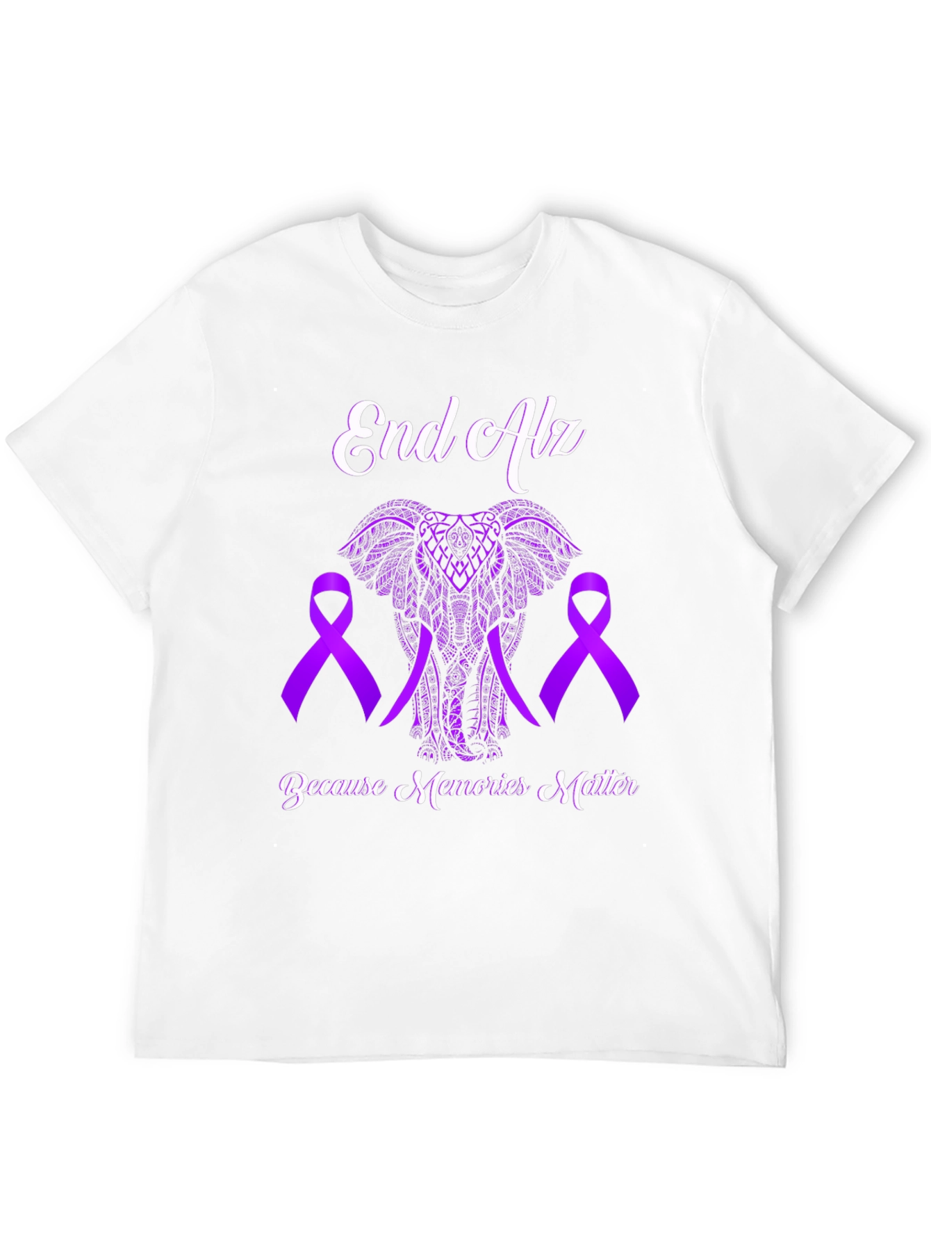 End Alz Awareness T-Shirt: Because Memories Matter