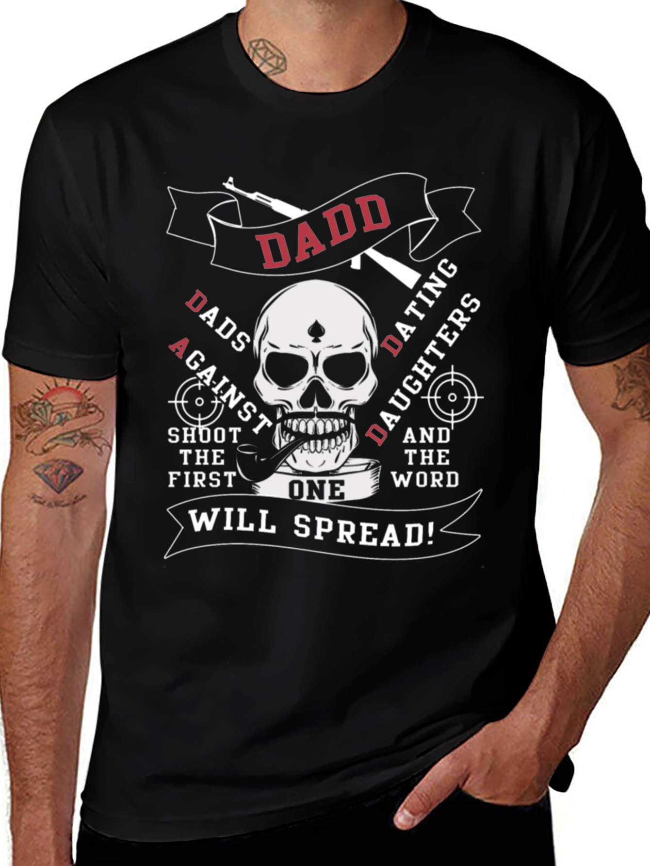 DADD Dads Against Dating Daughters T-Shirt