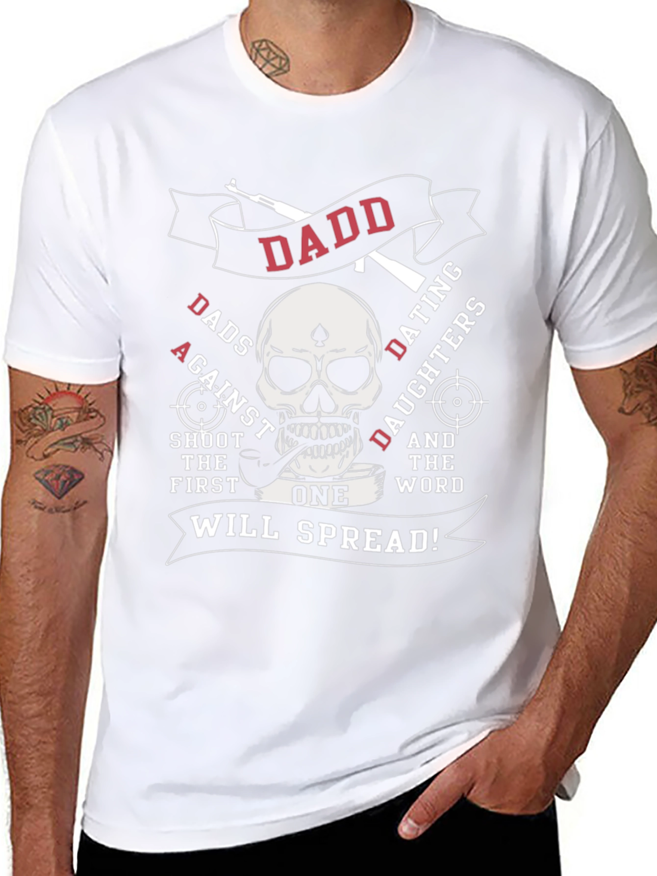 DADD Dads Against Dating Daughters T-Shirt