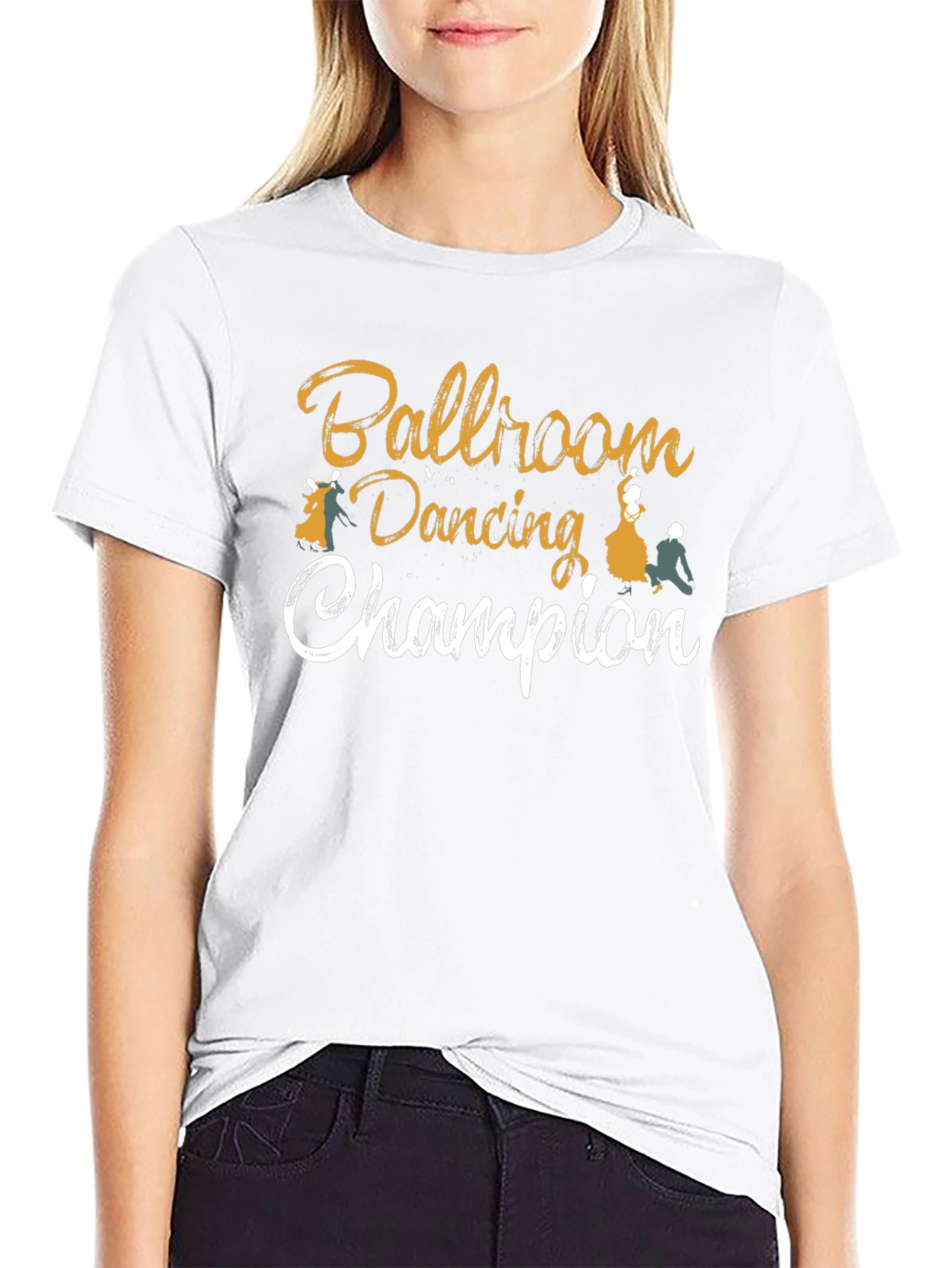 Ballroom Dancing Champion Black T-Shirt