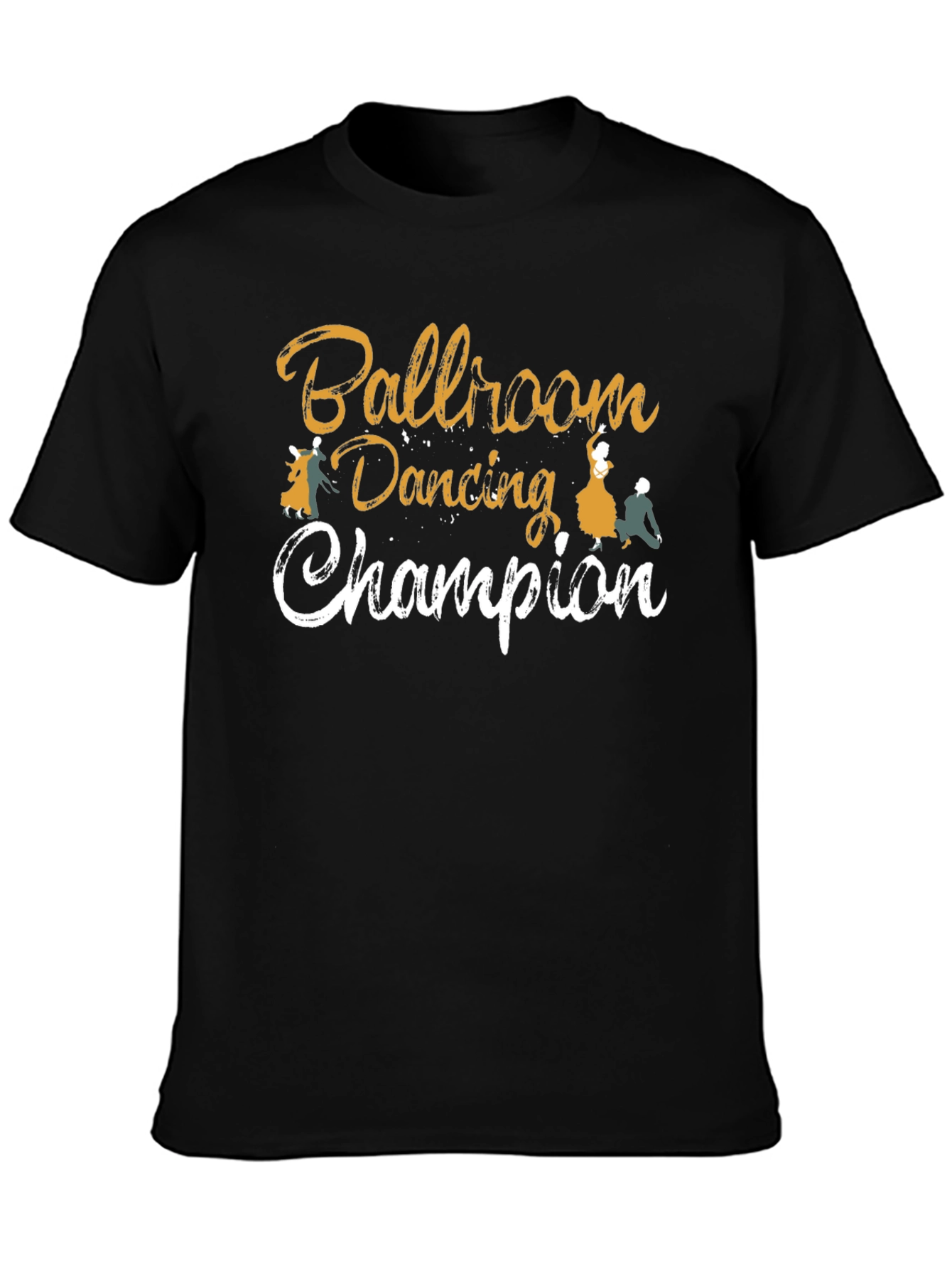 Ballroom Dancing Champion Black T-Shirt