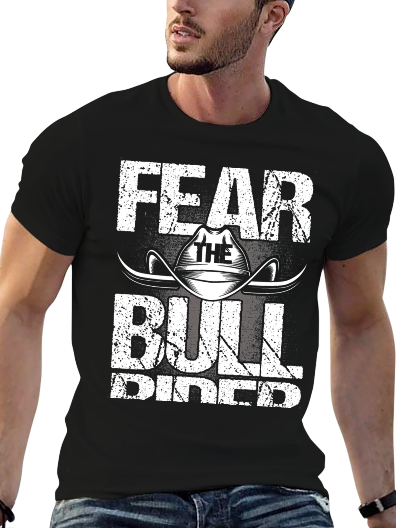 Fear the Bull Rider Graphic T-Shirt