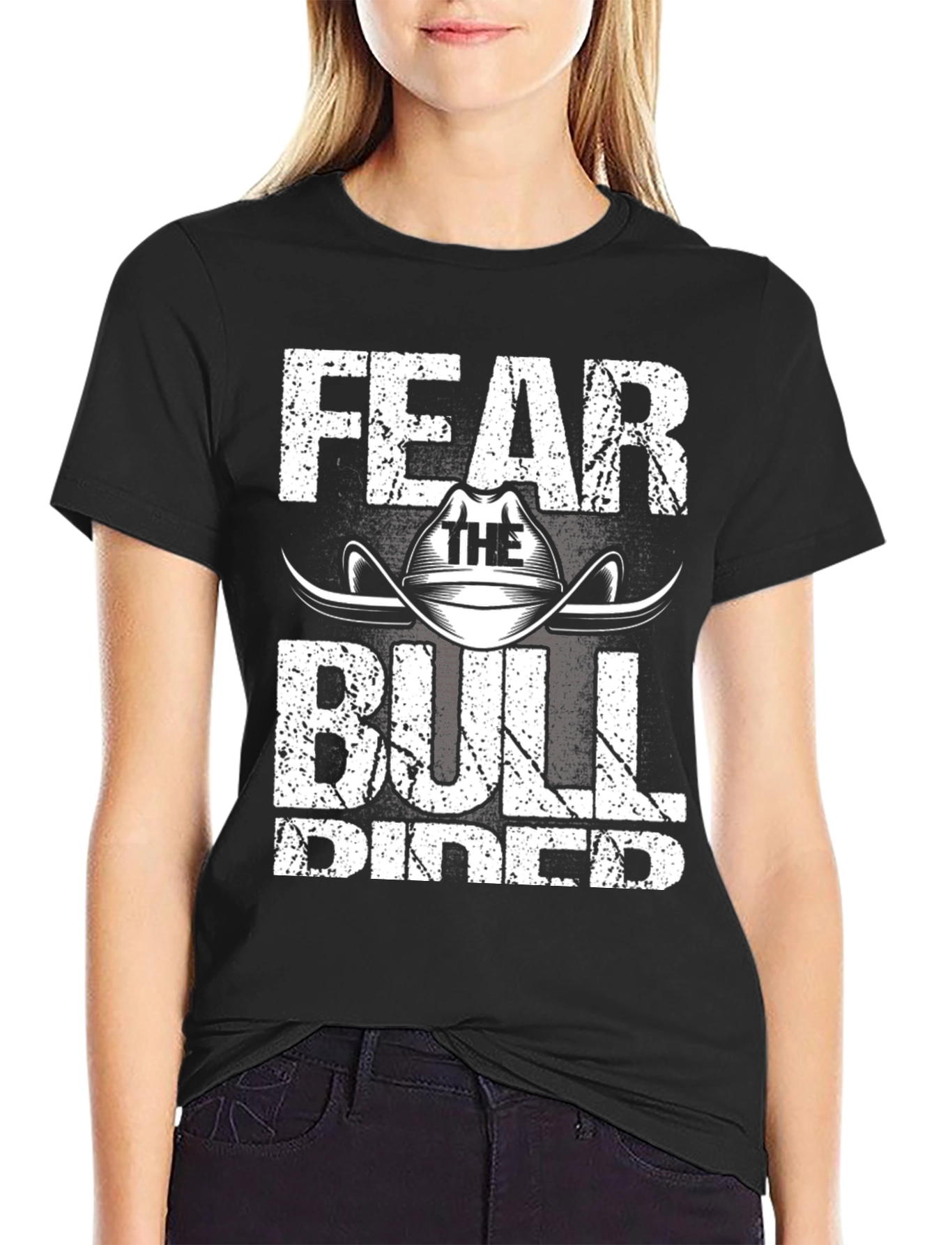 Fear the Bull Rider Graphic T-Shirt