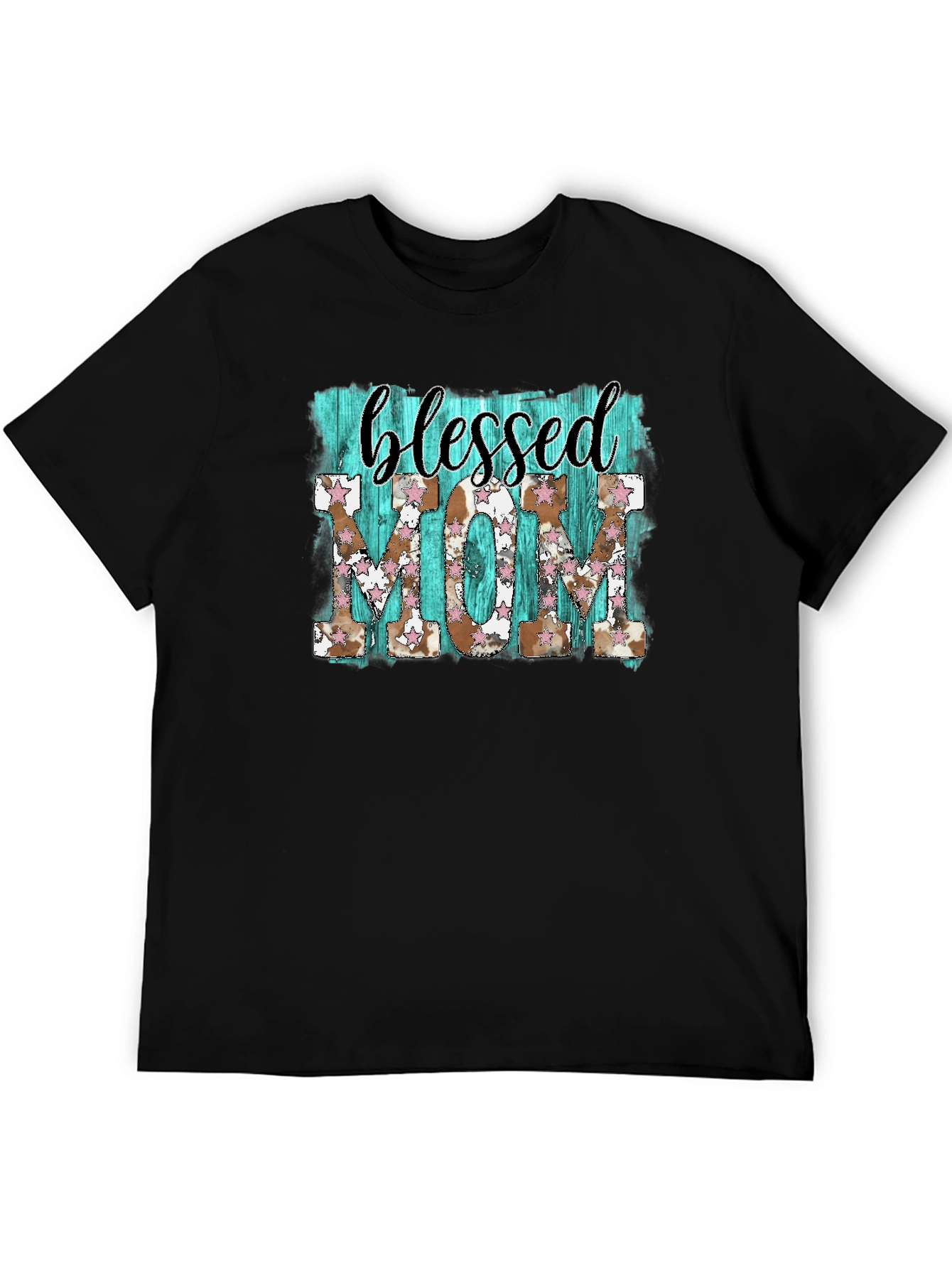 Blessed Mom Graphic Tee - Western Style