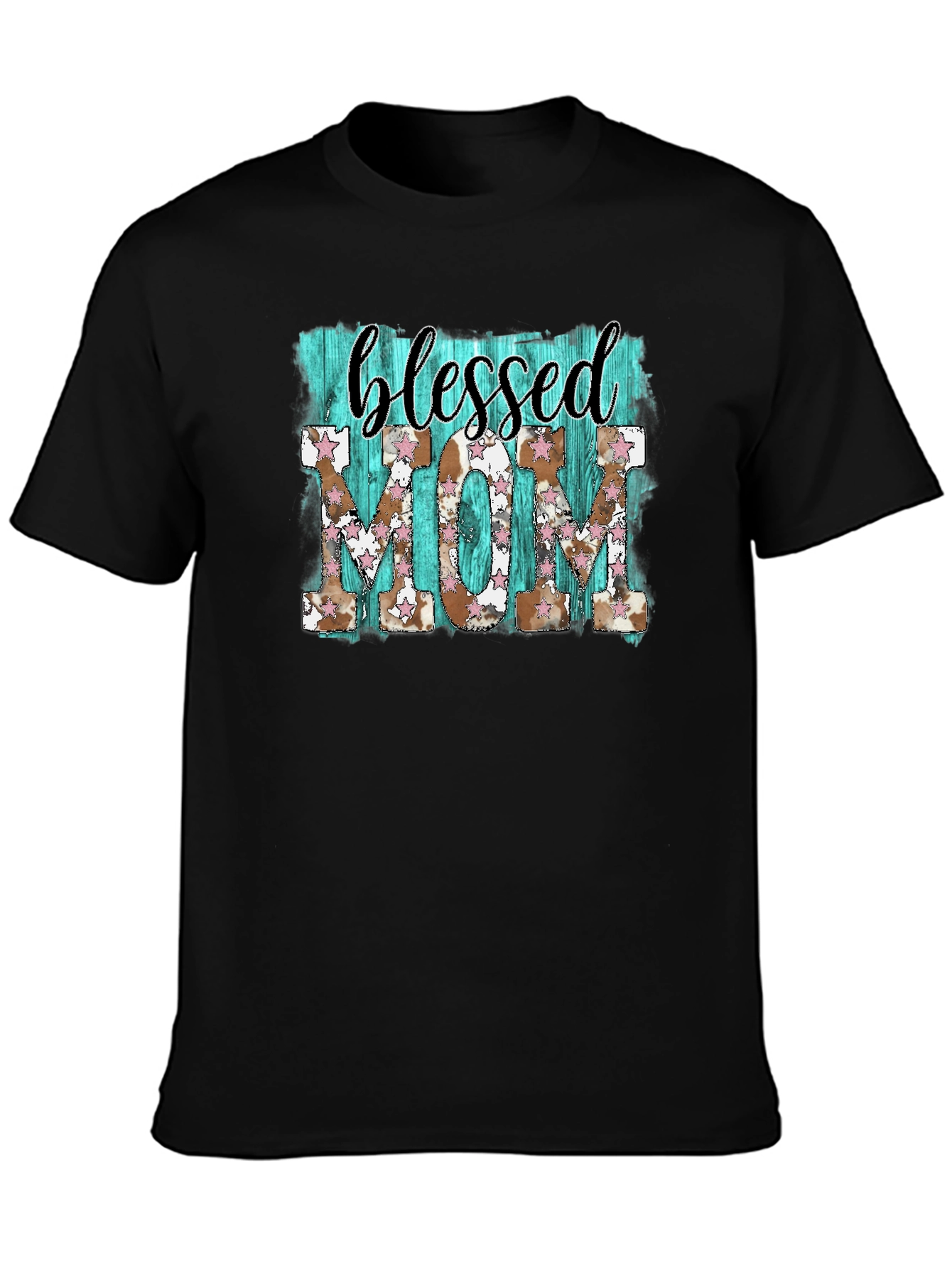 Blessed Mom Graphic Tee - Western Style