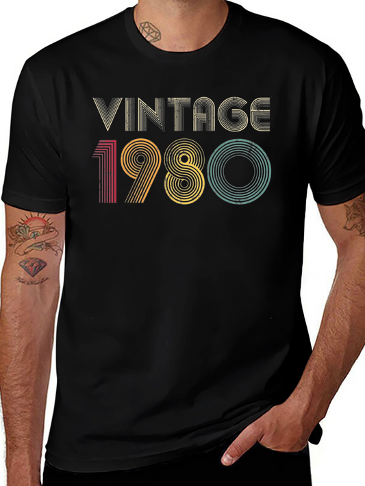 Vintage 1980 Graphic T-Shirt - Retro Style
