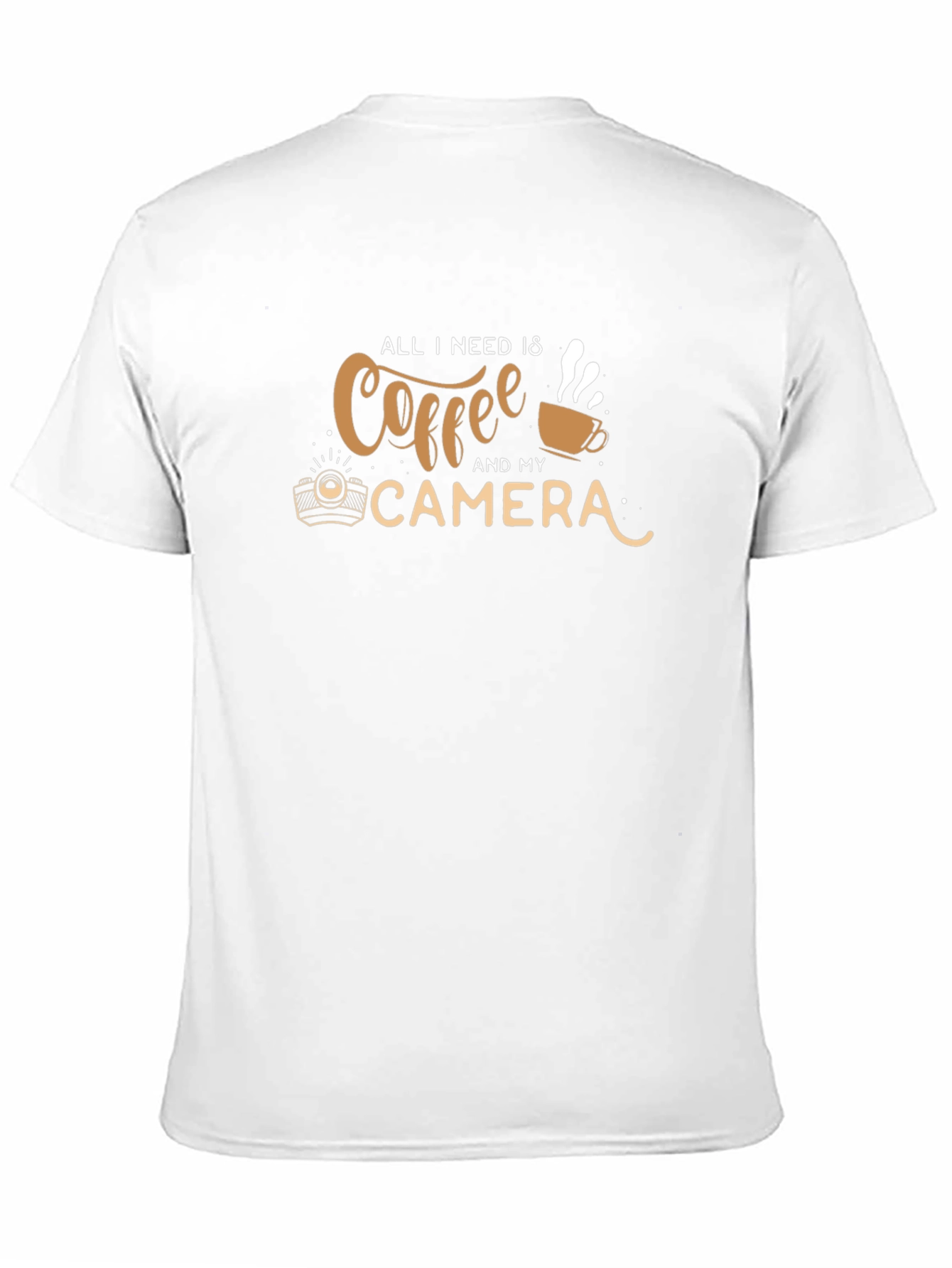Coffee & Camera Graphic Tee - Photographer Shirt