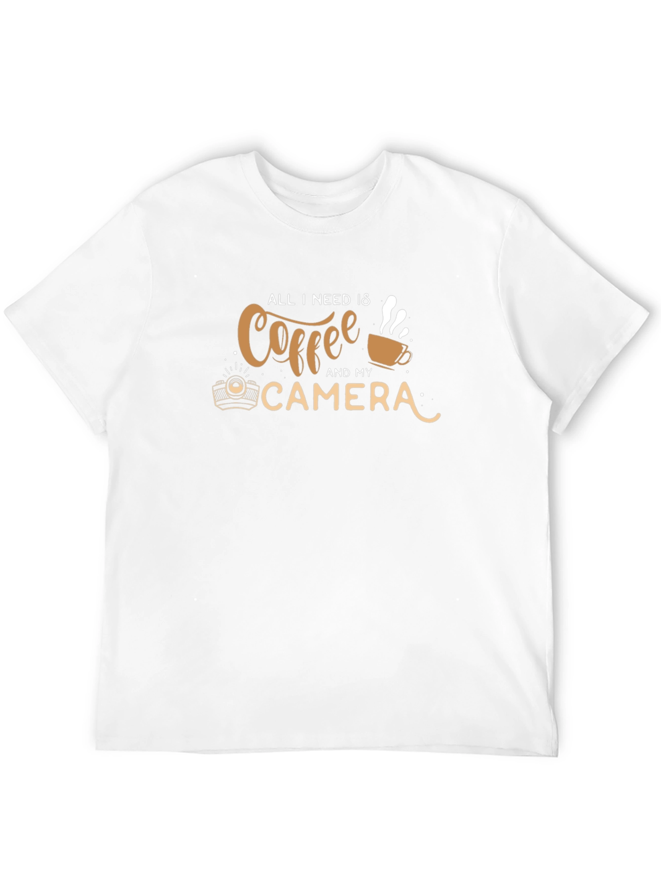 Coffee & Camera Graphic Tee - Photographer Shirt