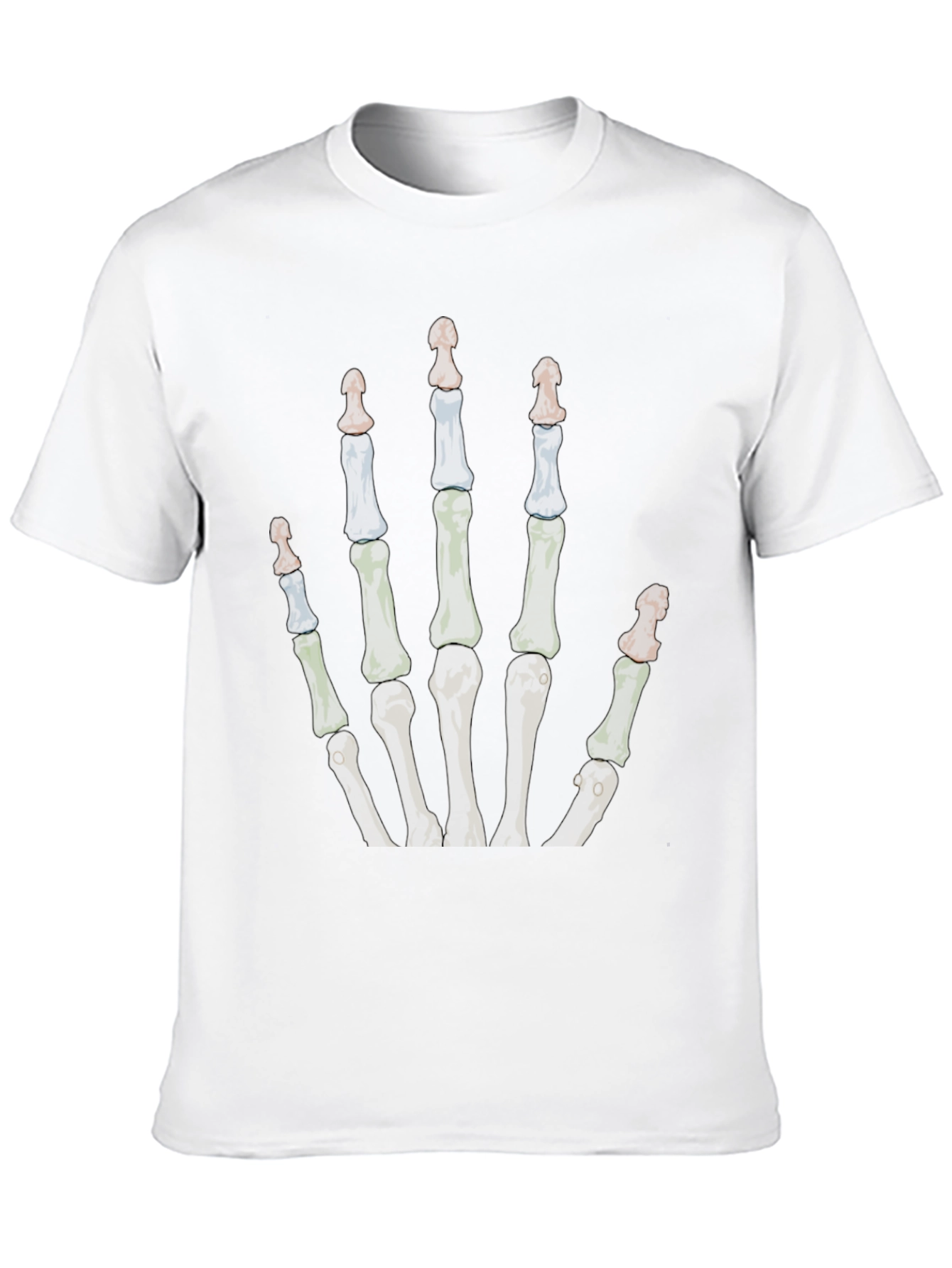 Skeleton Hand T-Shirt - Graphic Print Tee