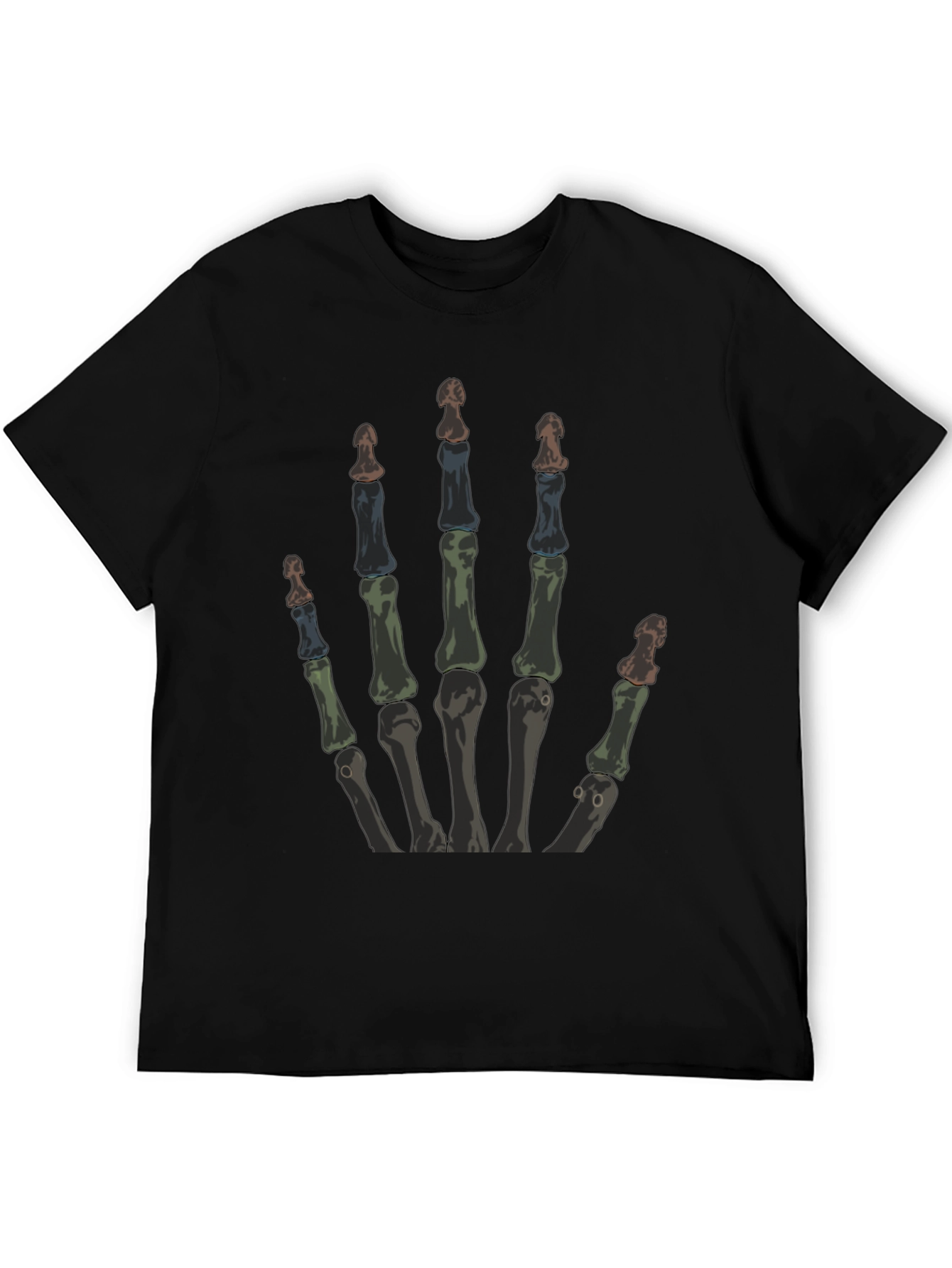 Skeleton Hand T-Shirt - Graphic Print Tee