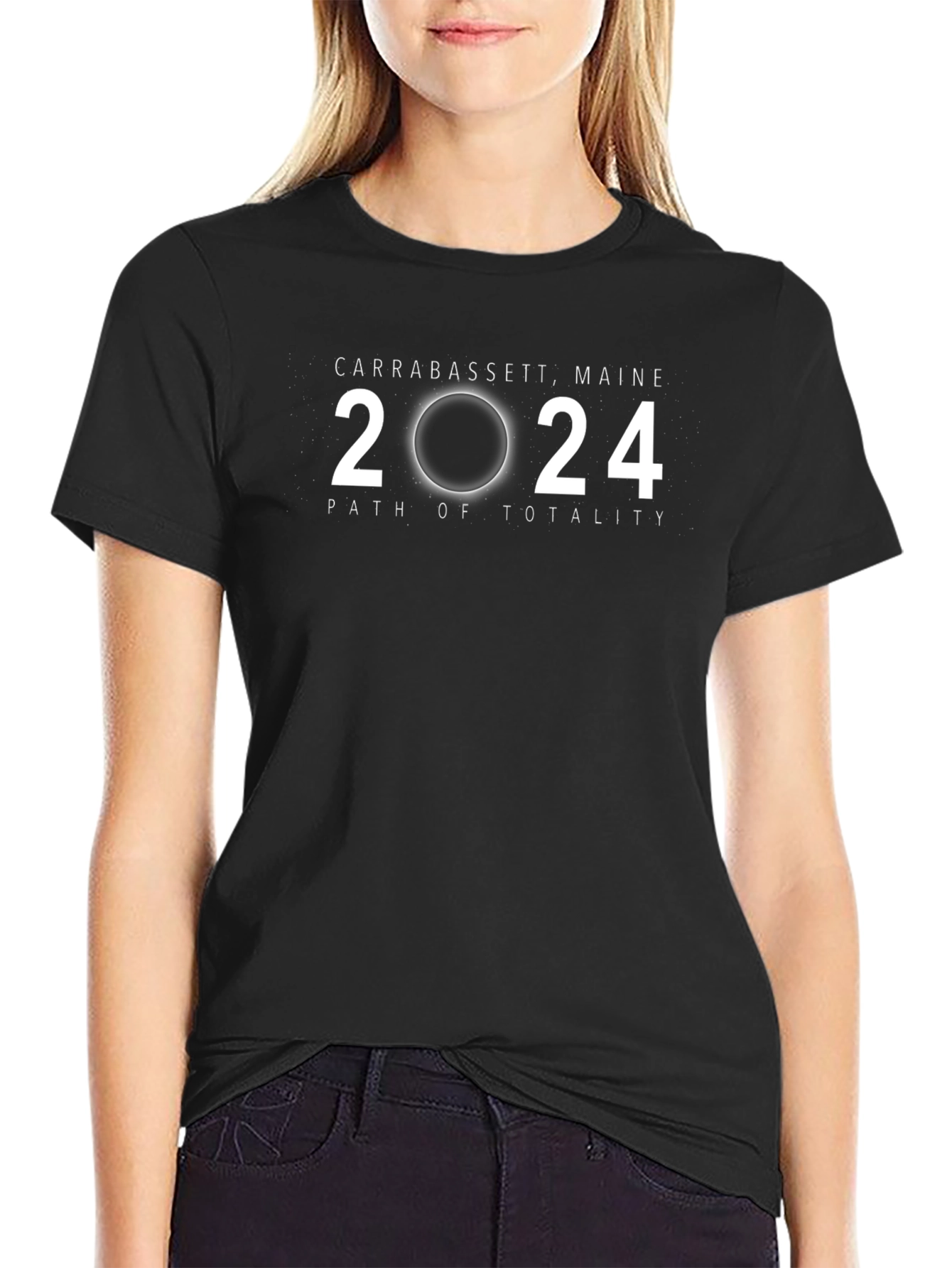 Carrabassett Maine 2024 Eclipse Path T-Shirt