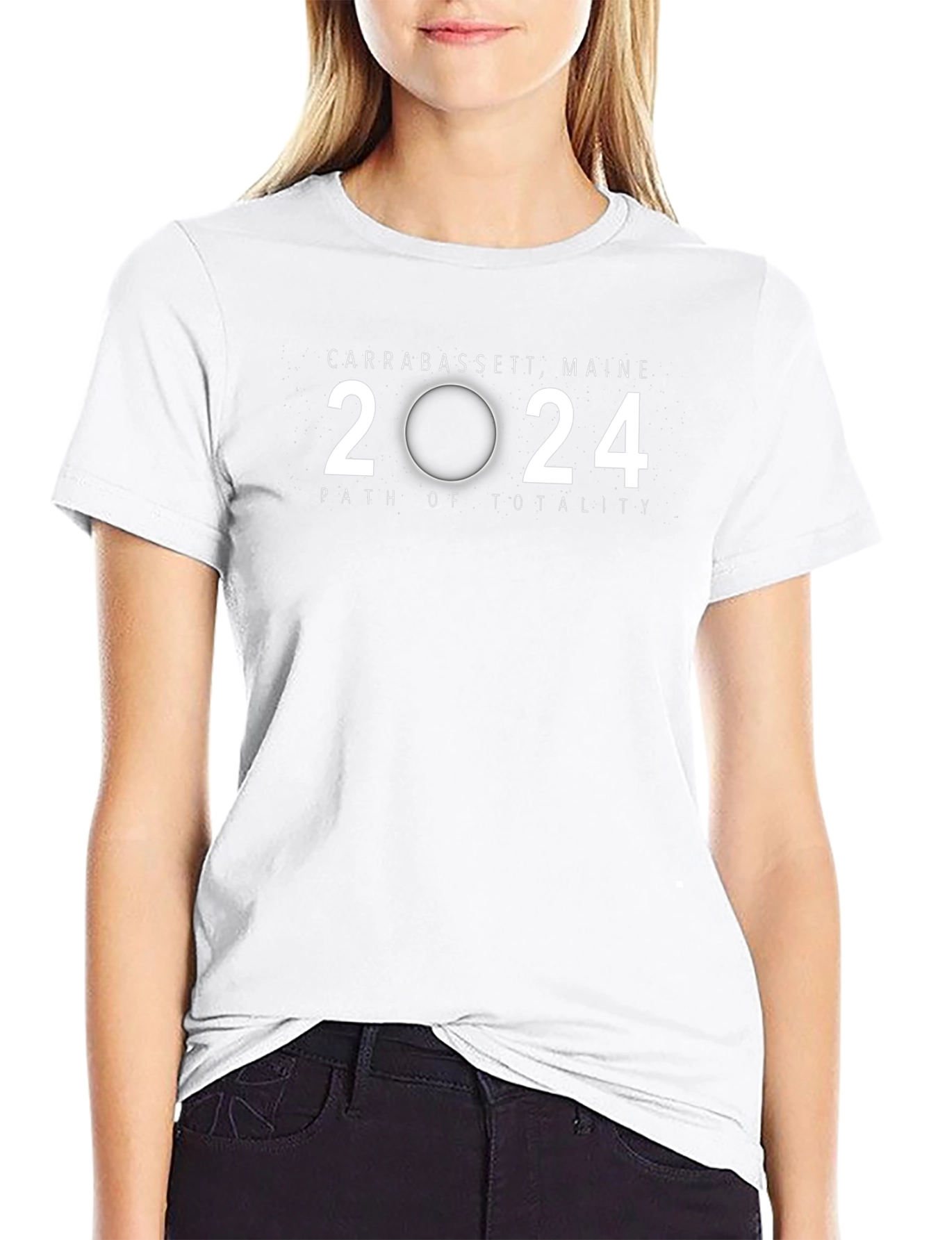 Carrabassett Maine 2024 Eclipse Path T-Shirt