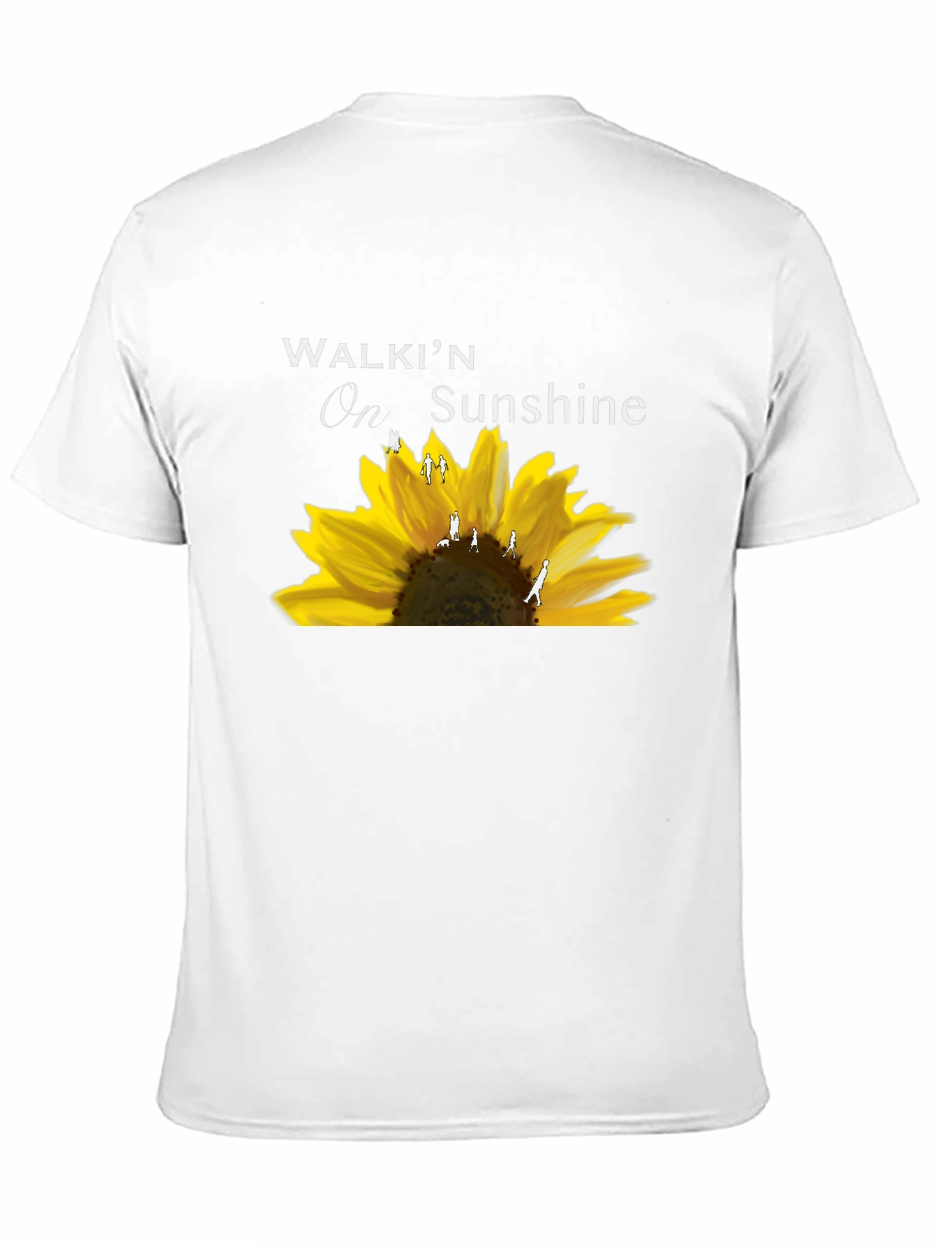 Walkin On Sunshine Sunflower Graphic T-Shirt