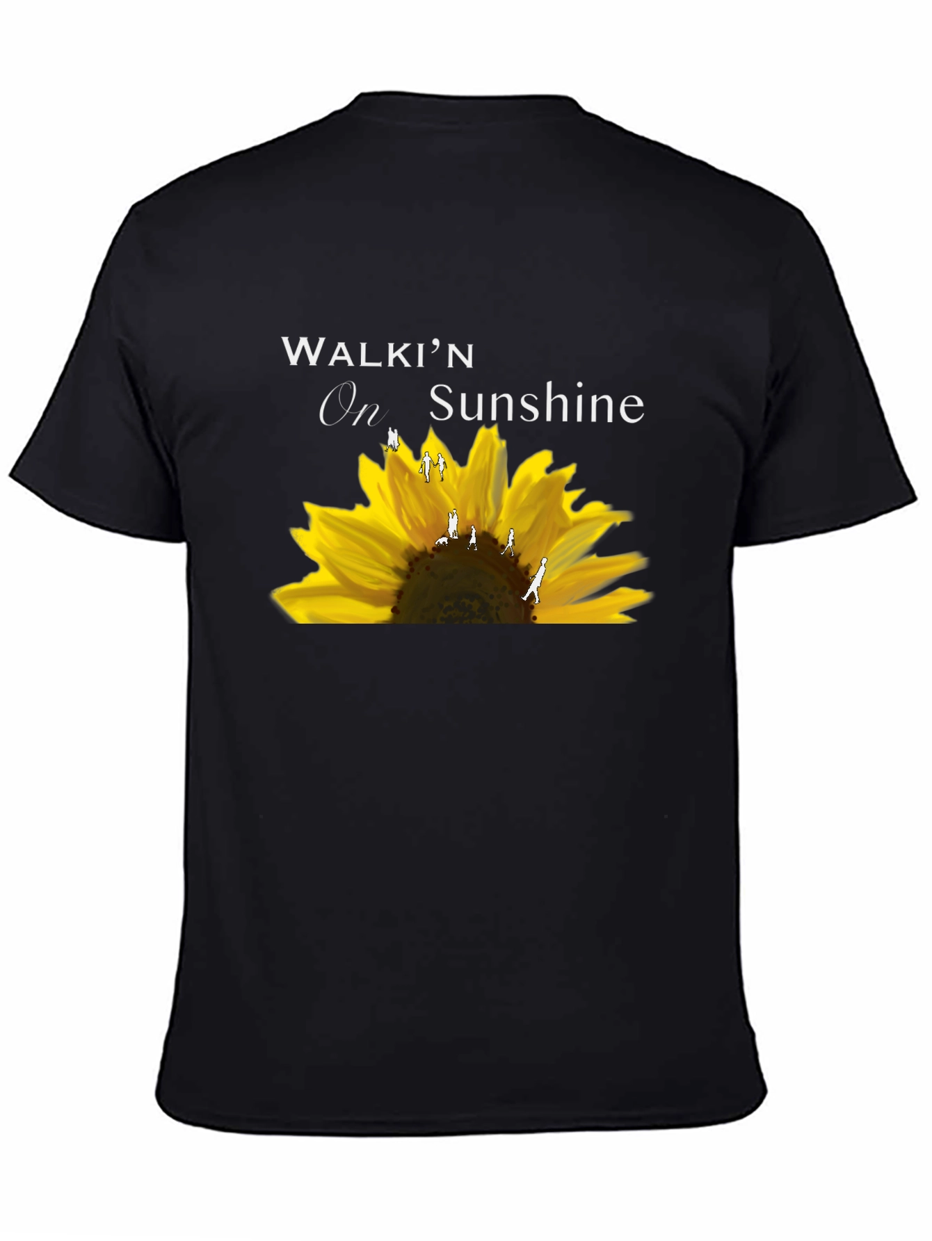 Walkin On Sunshine Sunflower Graphic T-Shirt
