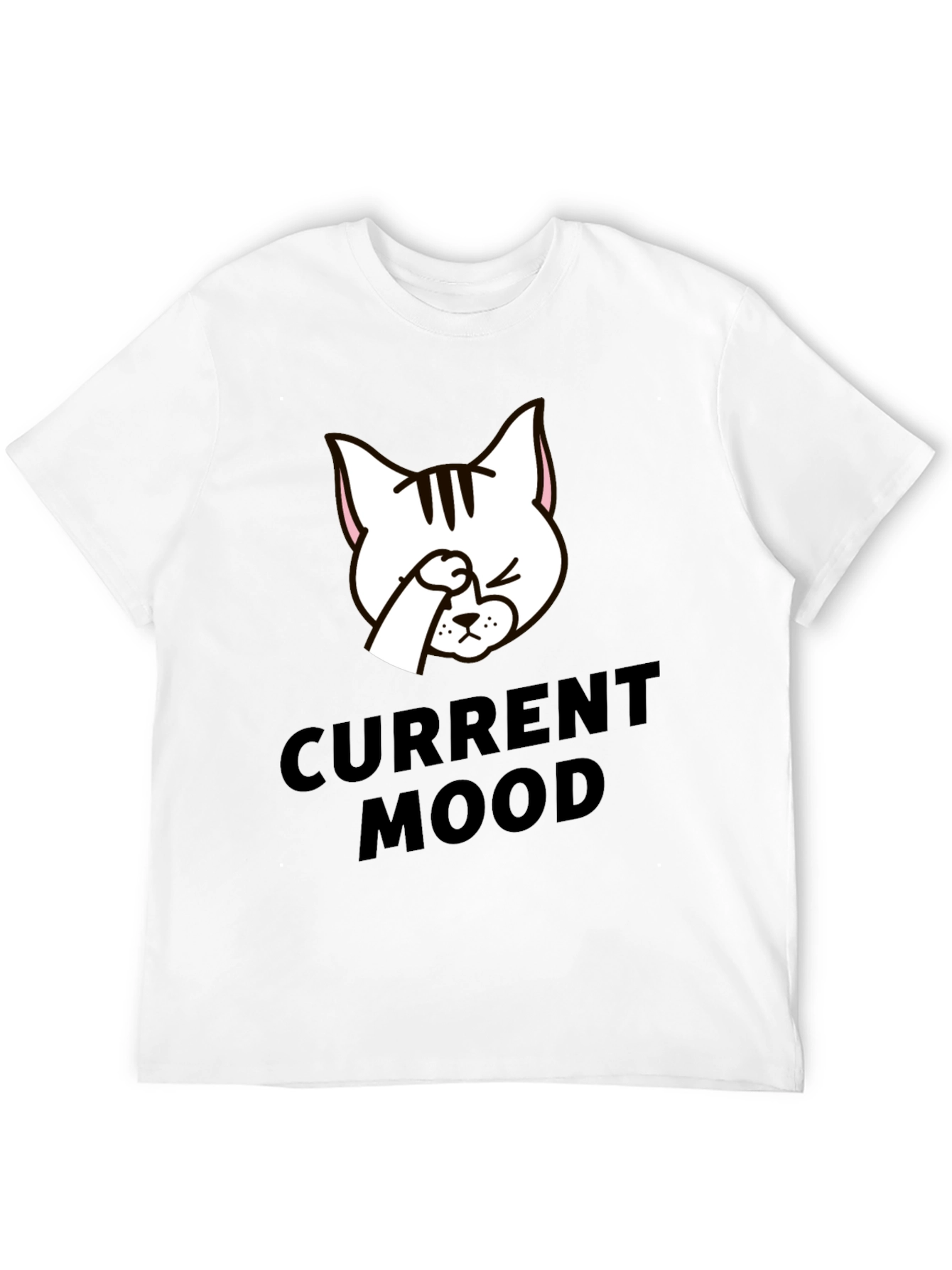 Current Mood Cat Graphic Tee