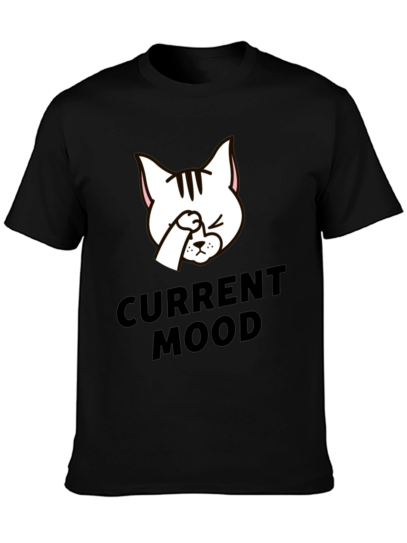 Current Mood Cat Graphic Tee