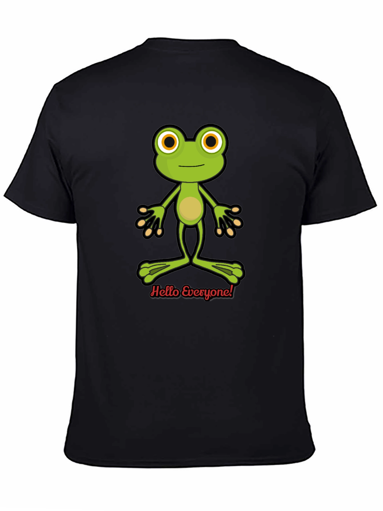 Frog Hello Everyone Graphic T-Shirt
