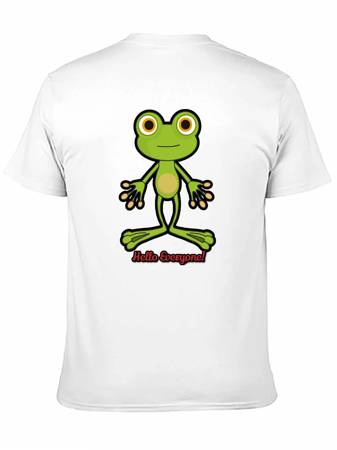 Frog Hello Everyone Graphic T-Shirt